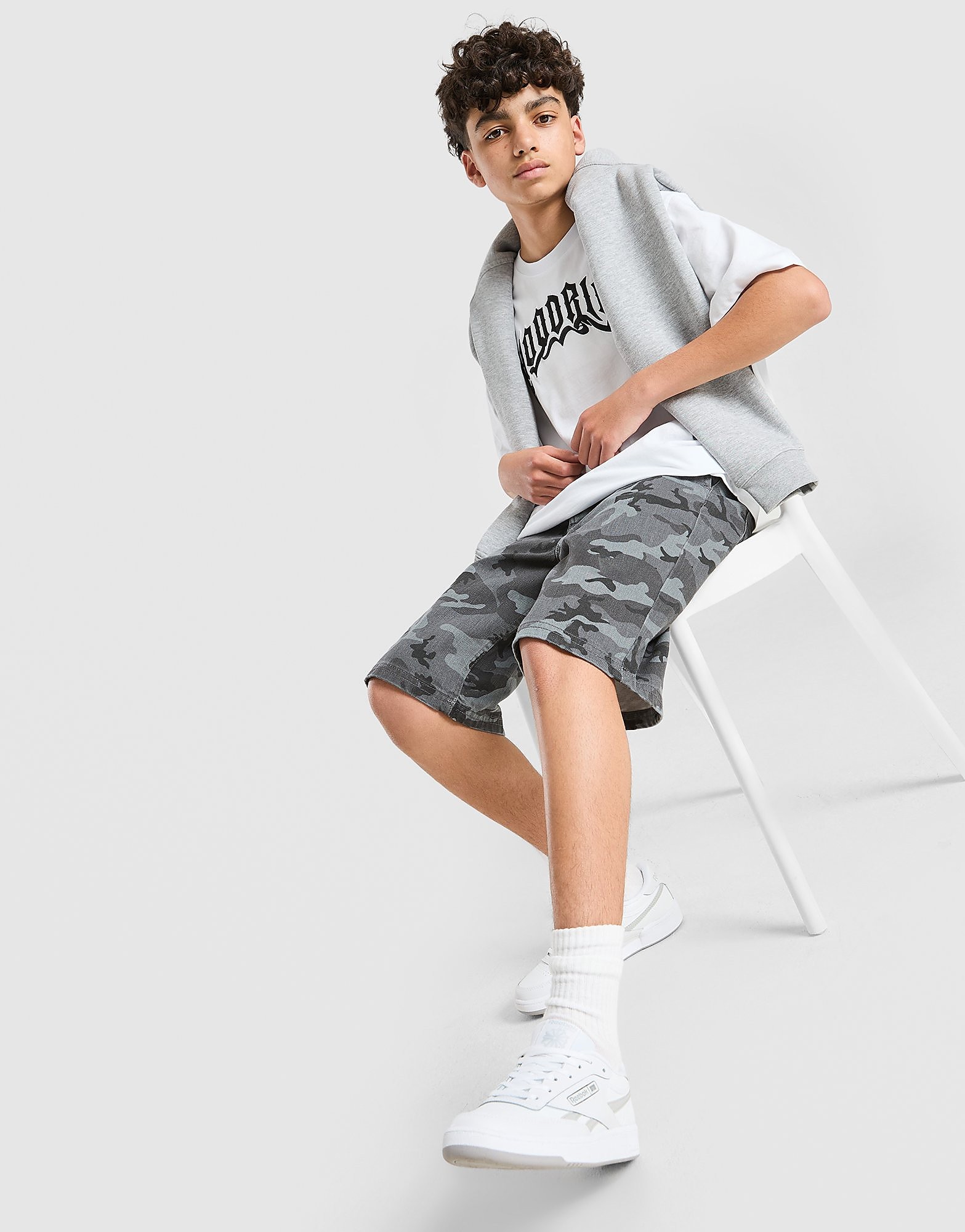 Hoodrich Pace Camo Jorts Junior - vue 1