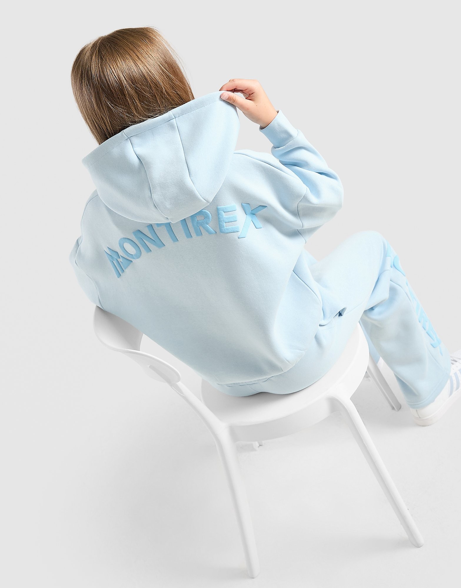 MONTIREX Girls' Vibe Graphic Hoodie Junior - Blauw - Kind, Blauw XS