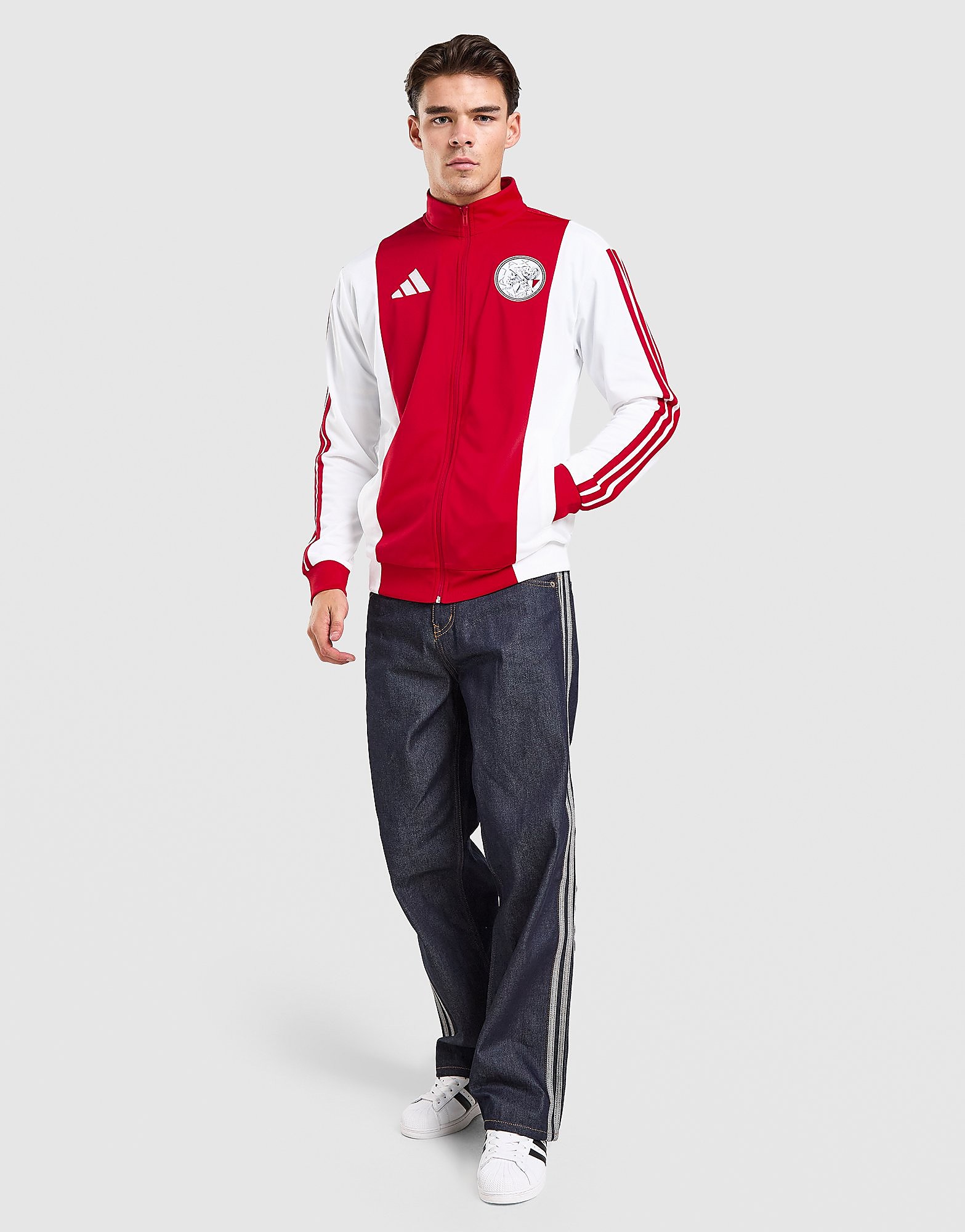 adidas AFC Ajax DNA Track Top - Wit- Heren, Wit