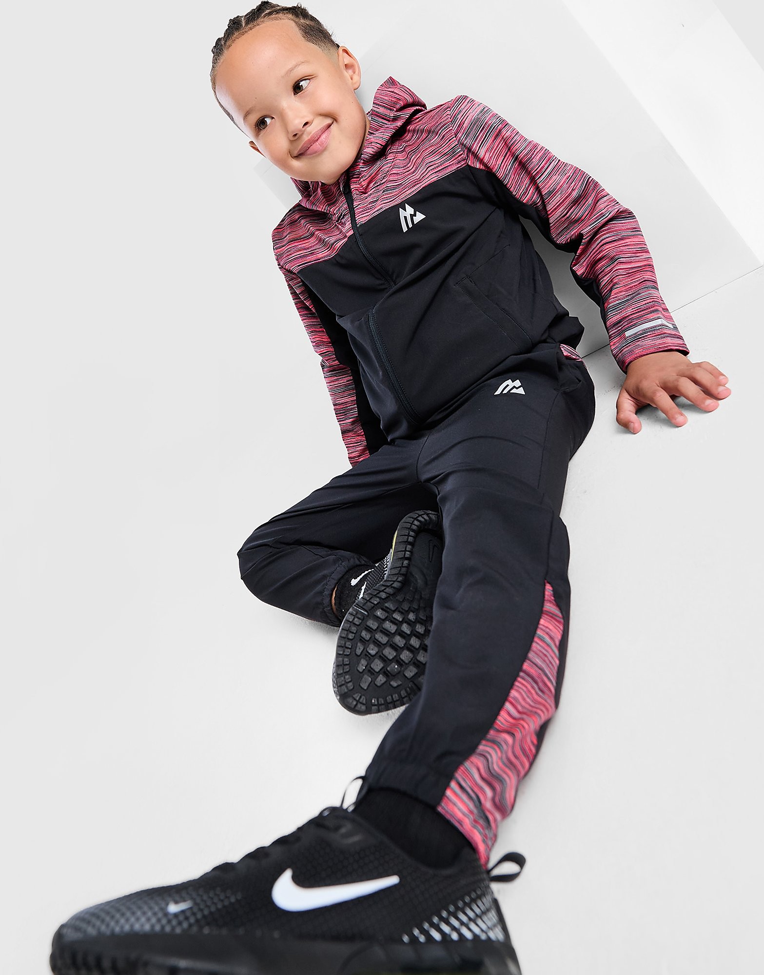 MONTIREX Trail Woven Tracksuit Children - Rood - Kind, Rood 2-3Y