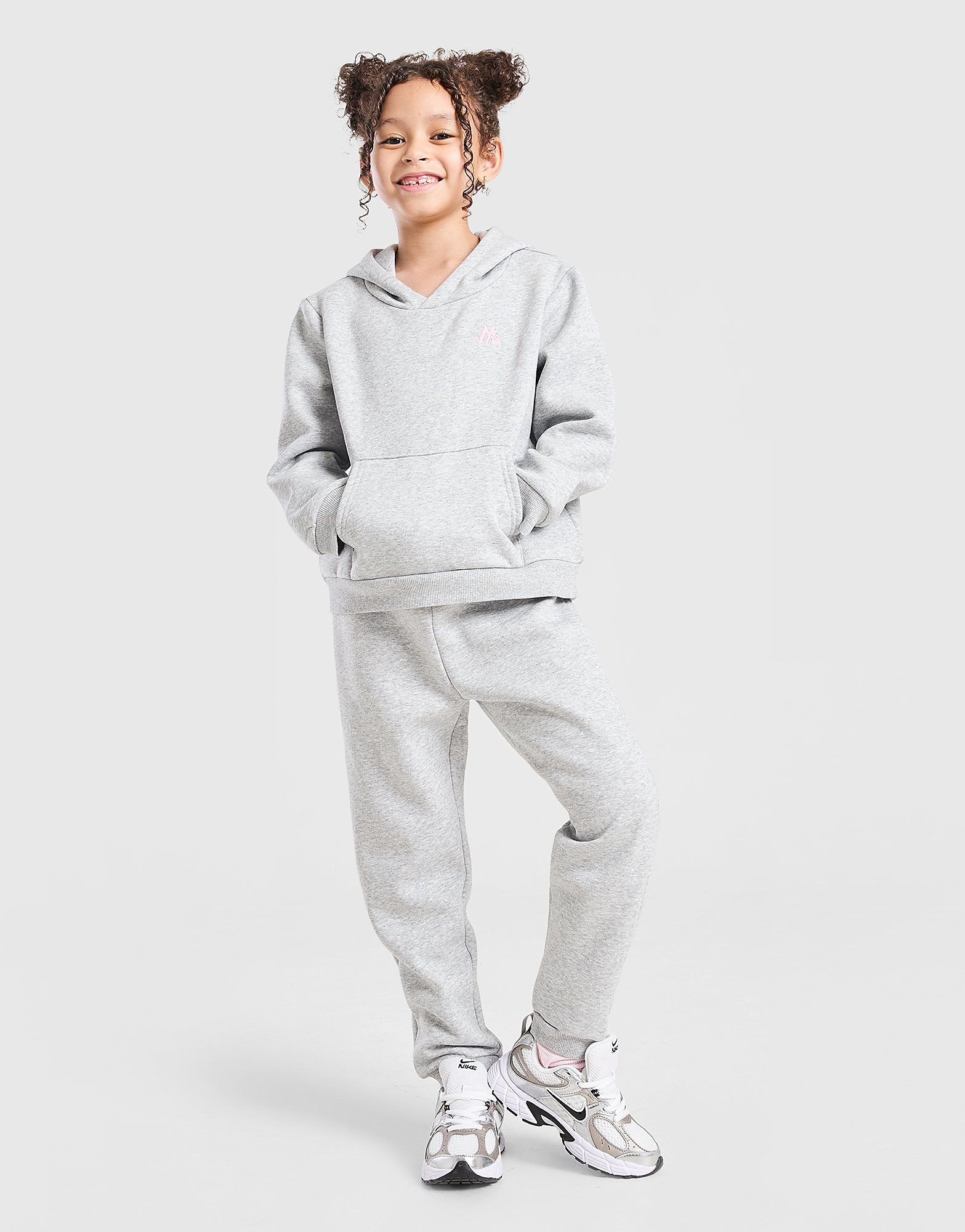 MONTIREX Girls' Joy Overhead Tracksuit Children - Grijs - Kind, Grijs 4-5Y