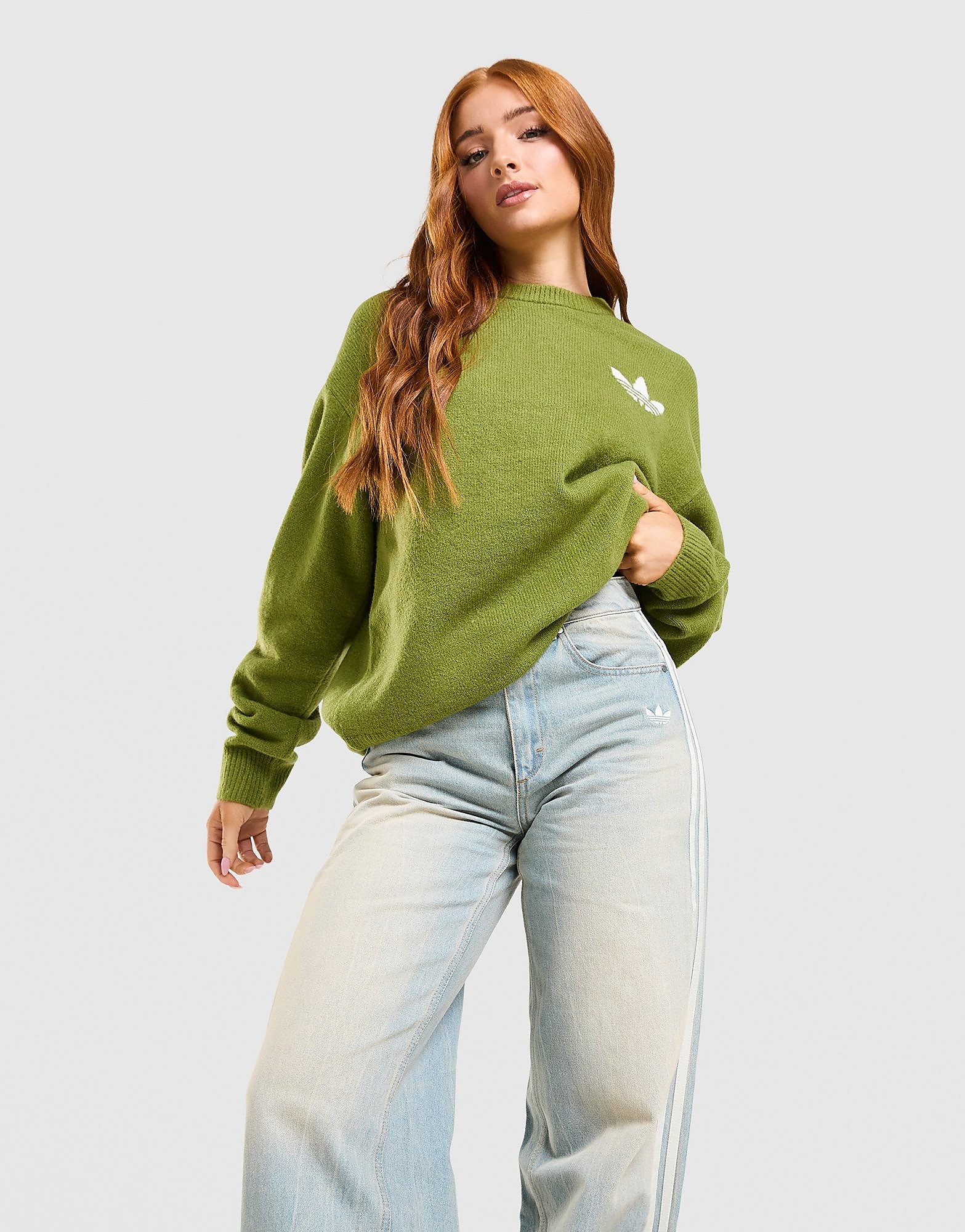 adidas Originals Sweat Crew Trefoil Knit - vue 1