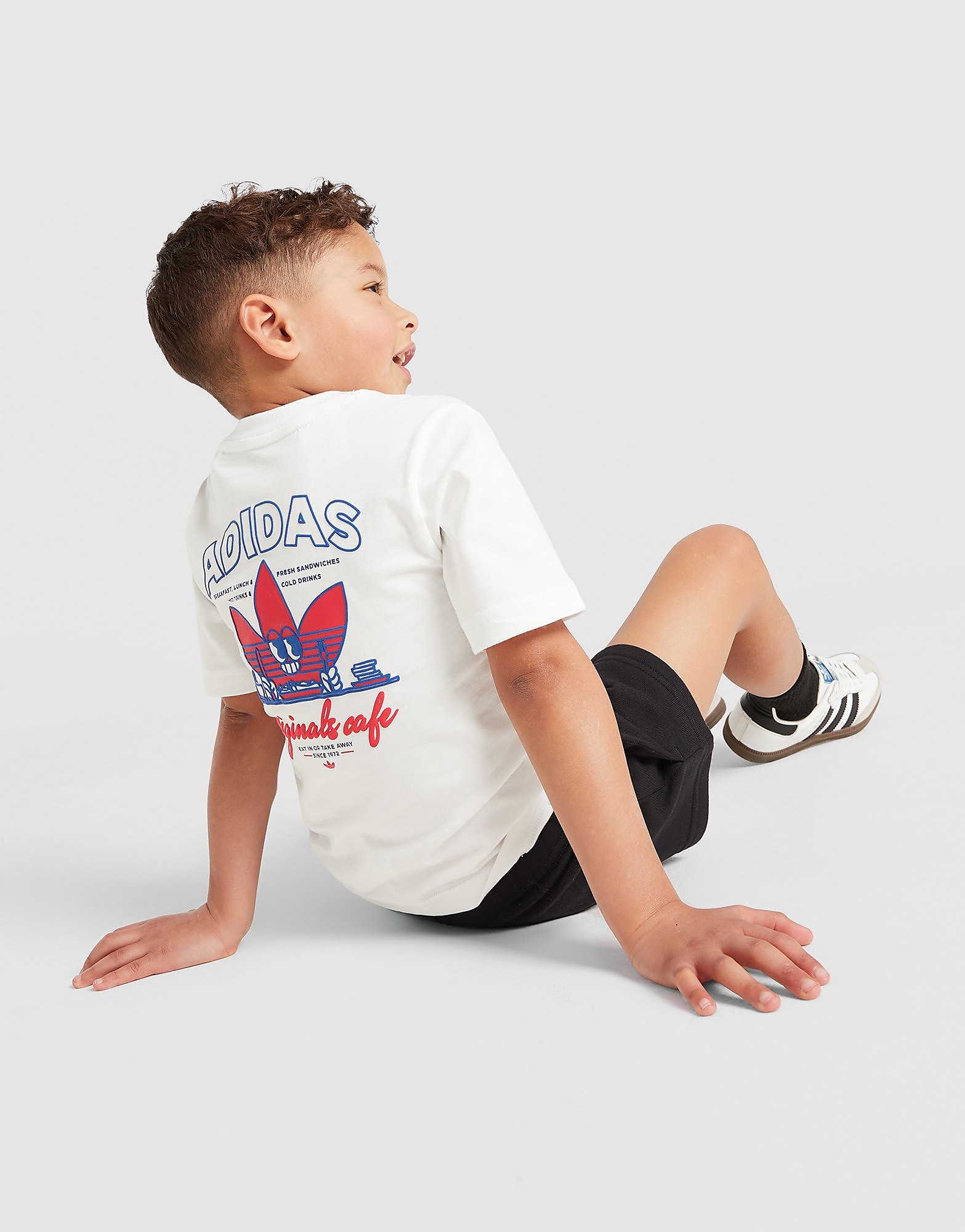 adidas Originals Cafe T ShirtShorts Set Children - vue 1