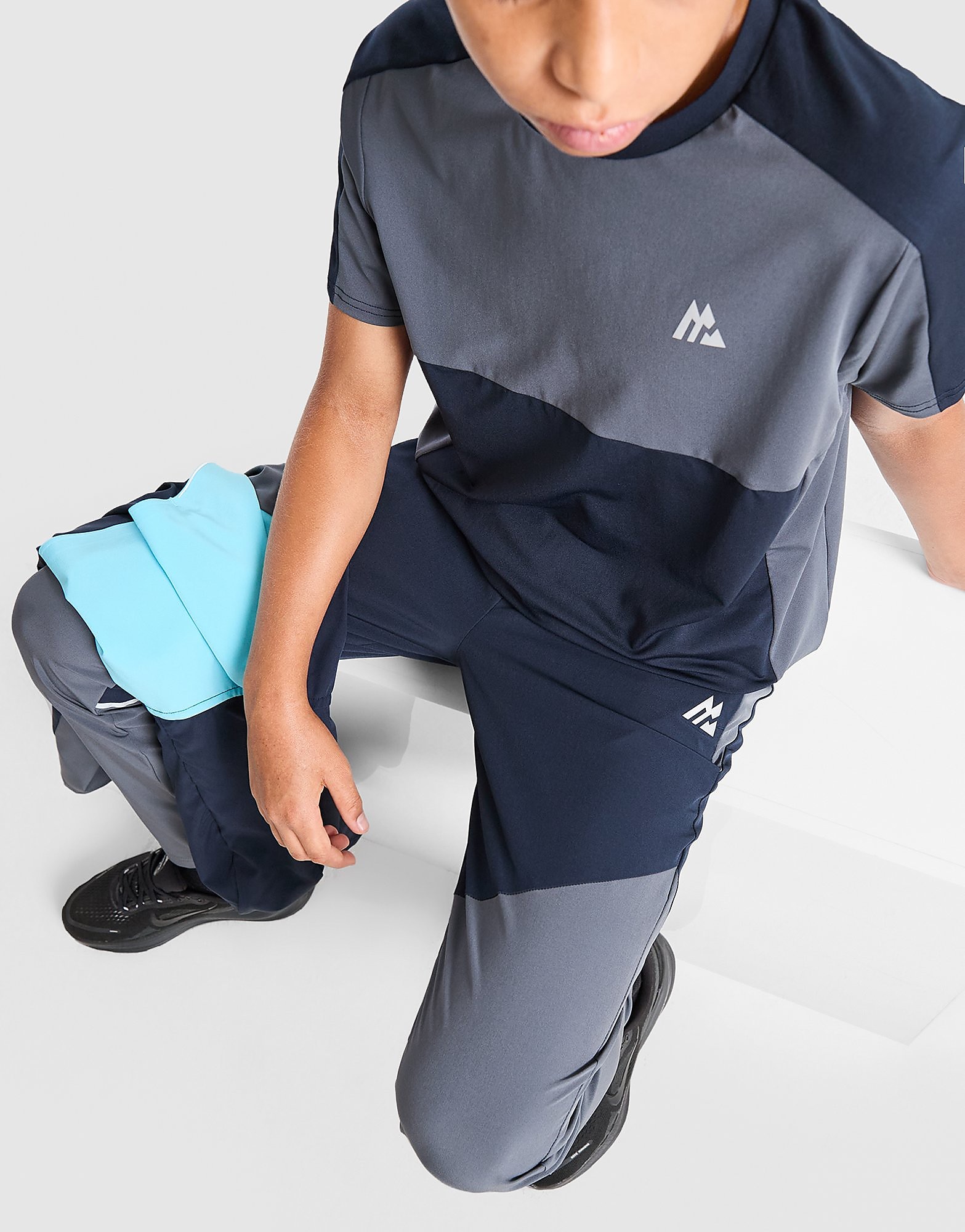 MONTIREX Cerberus Colour Block Track Pants Junior - Blauw - Kind, Blauw XS