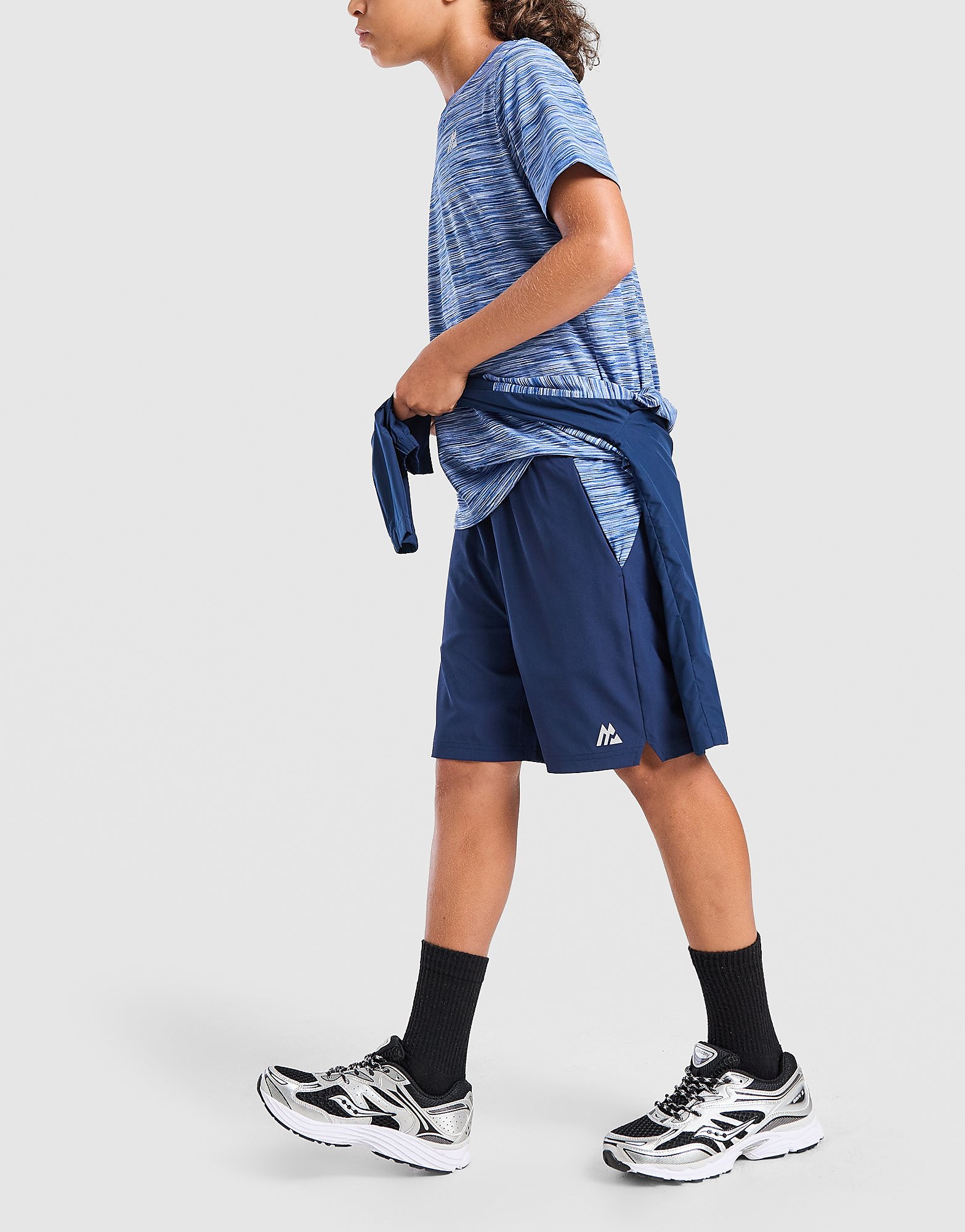 MONTIREX Trail Shorts Junior - Blauw - Kind, Blauw XS