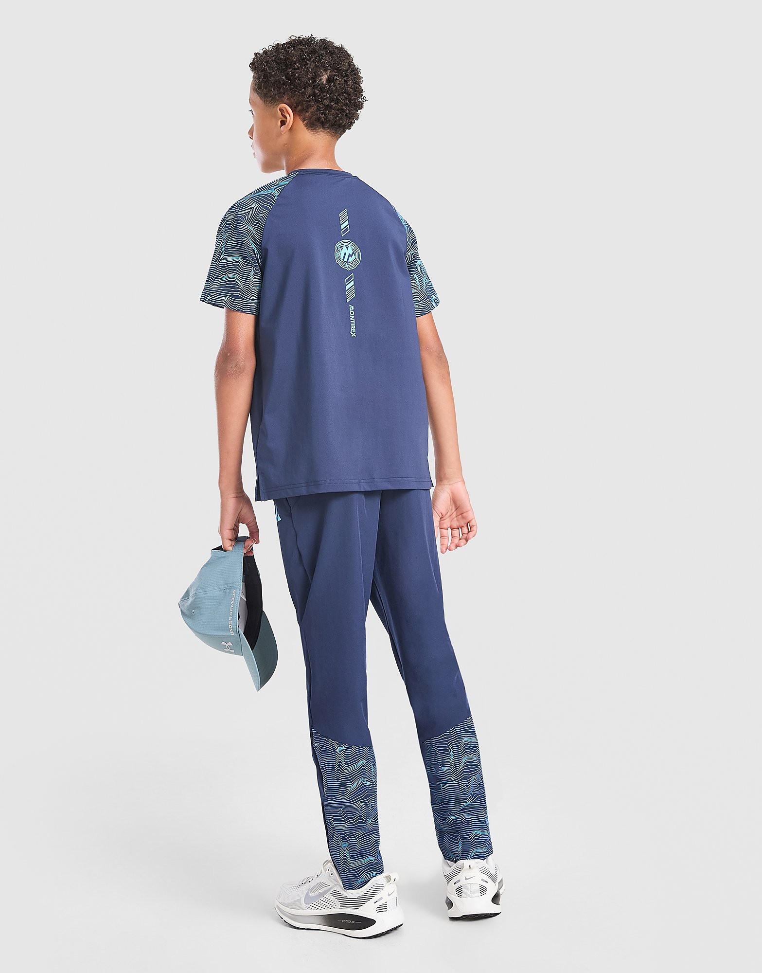 MONTIREX Energy All Over Print T-Shirt Junior - Blauw - Kind, Blauw XS