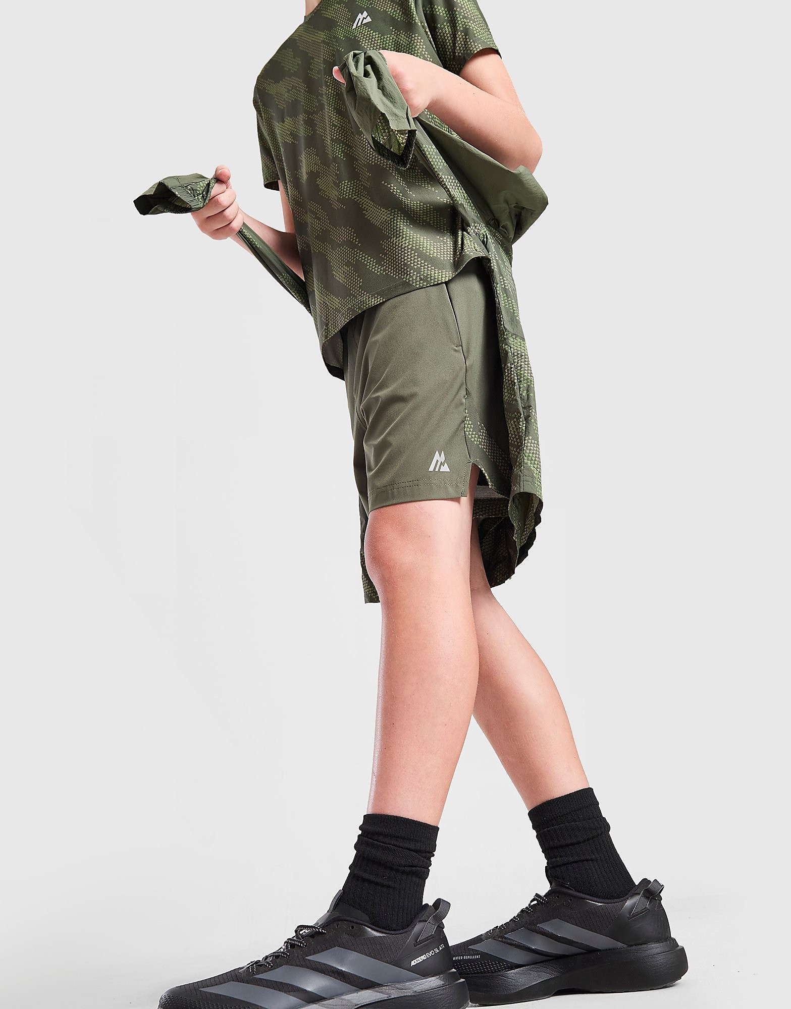 MONTIREX Thera Camo All Over Print Shorts Junior - Groen - Kind, Groen XS
