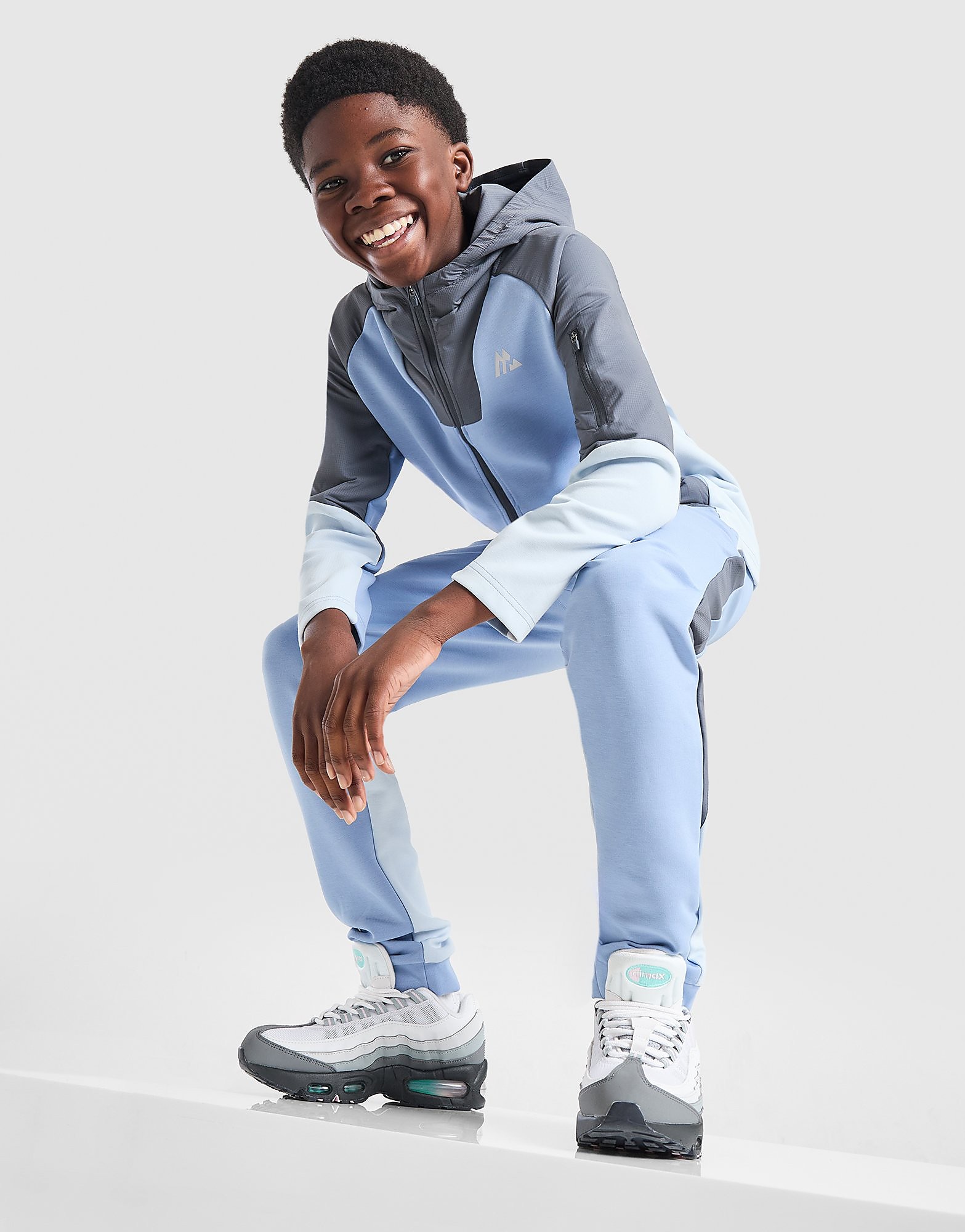MONTIREX Commix Overlay Track Pants Junior - Blauw - Kind, Blauw