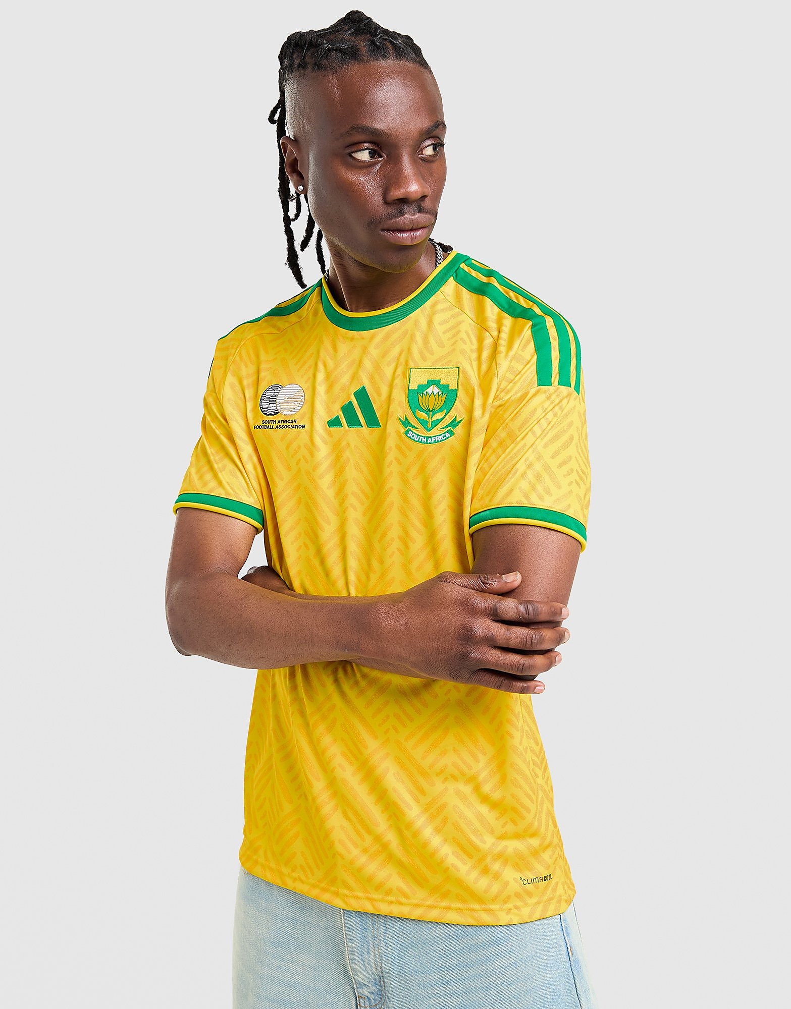 Südafrika 26 Heimtrikot - Herren, Gelb - male - Size: XL