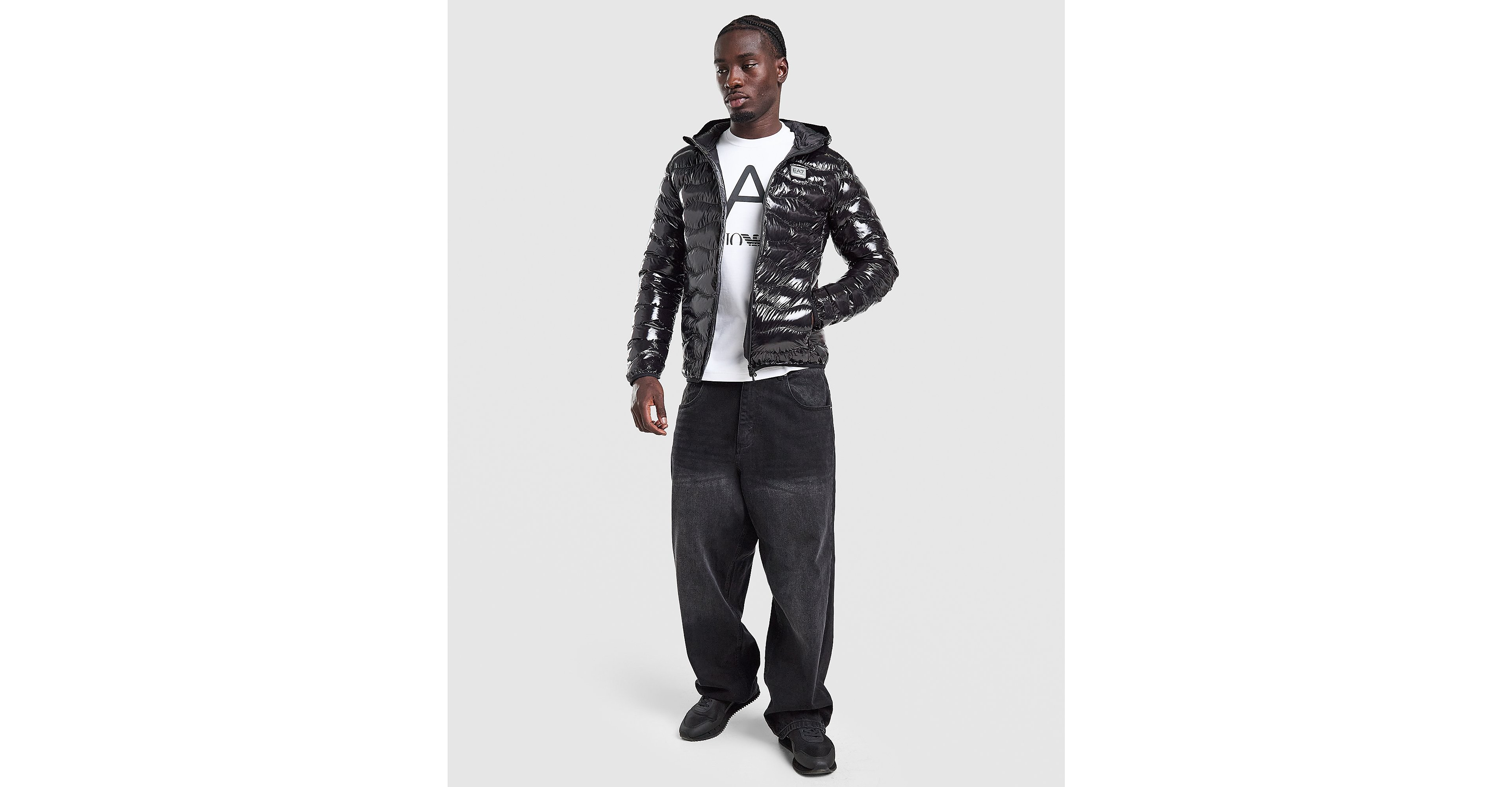 Shiny Baffle Jacket