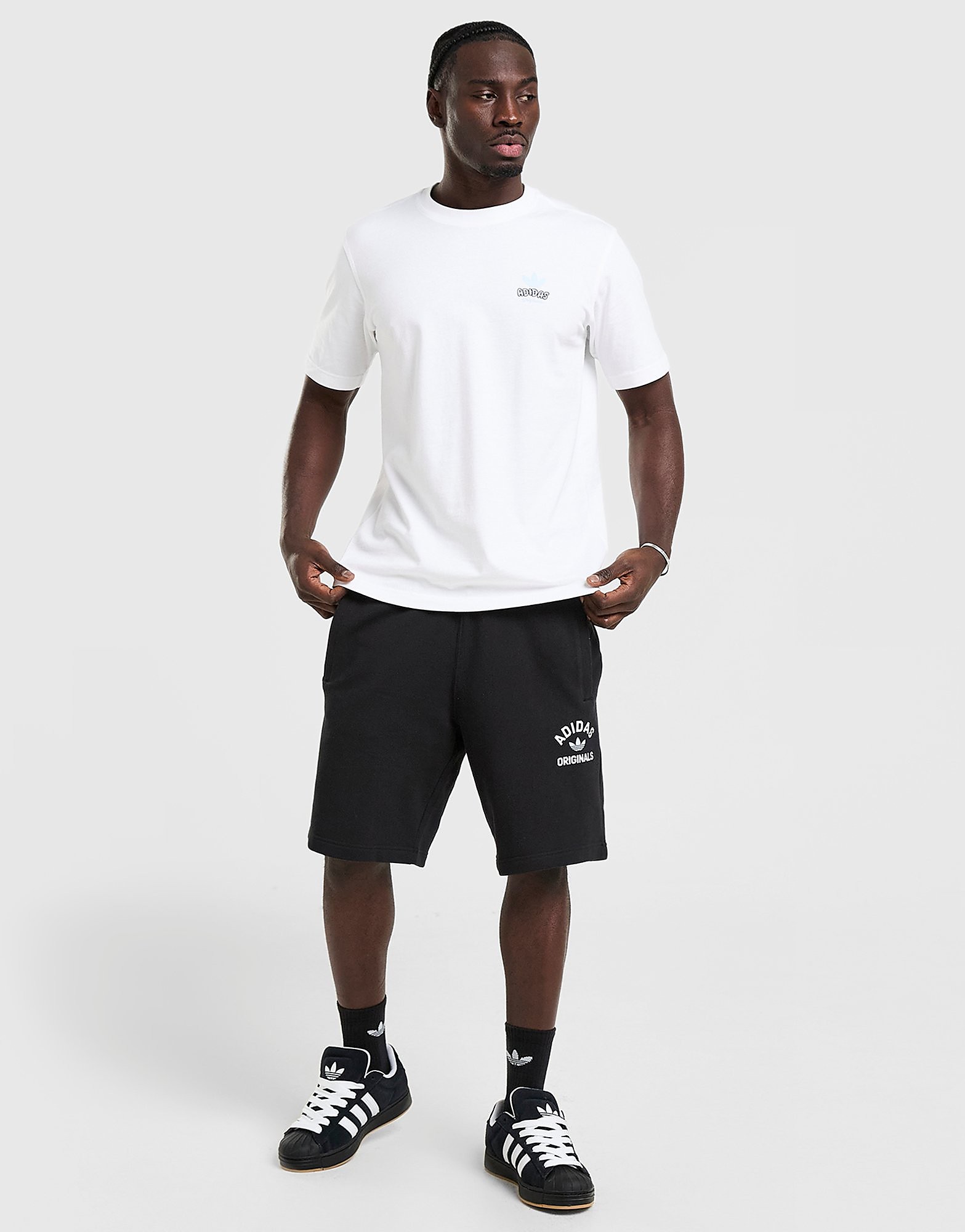 adidas Originals Trefoil Graphic Shorts - vue 1