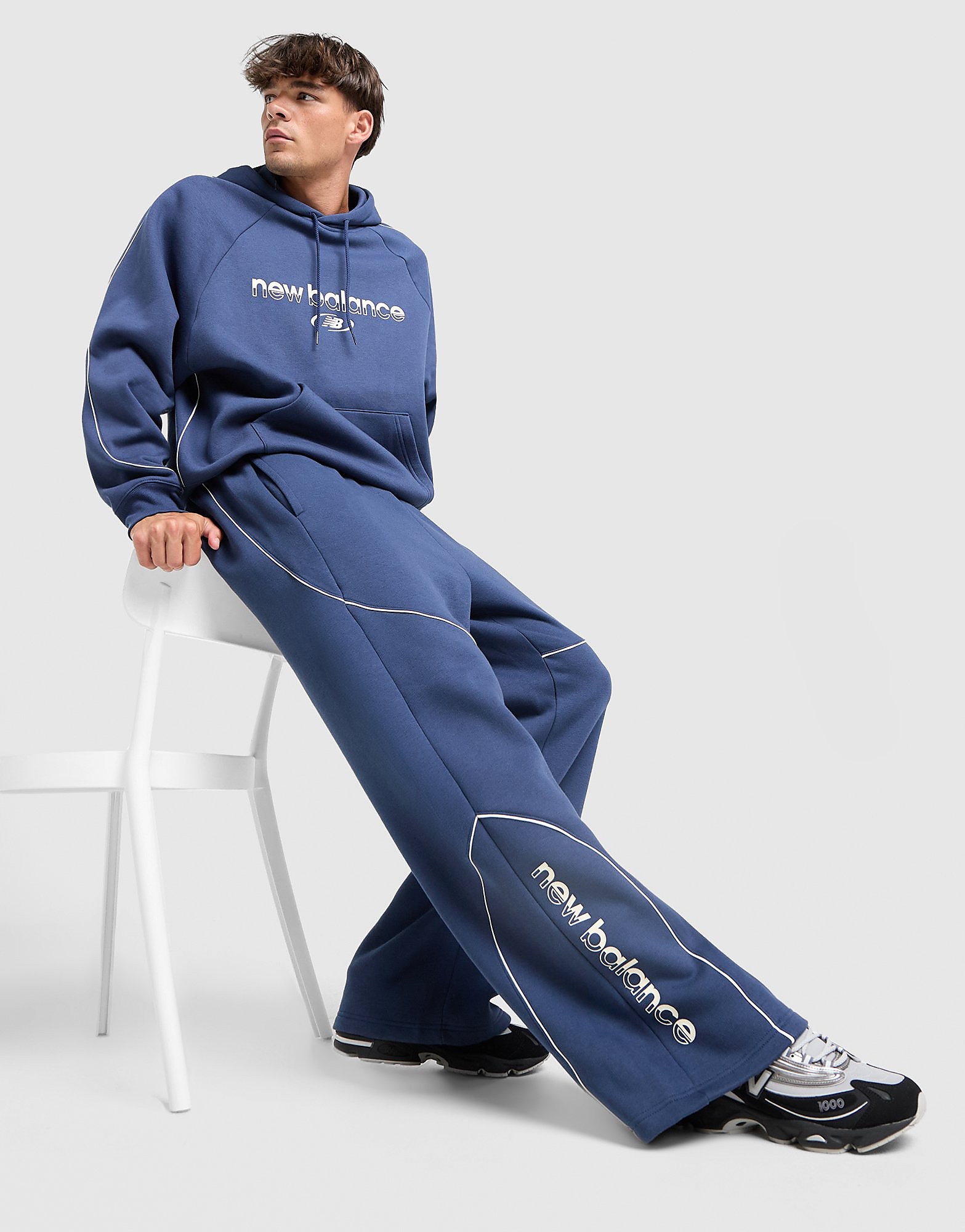 New Balance Trackside Joggers - Blauw- Heren, Blauw L