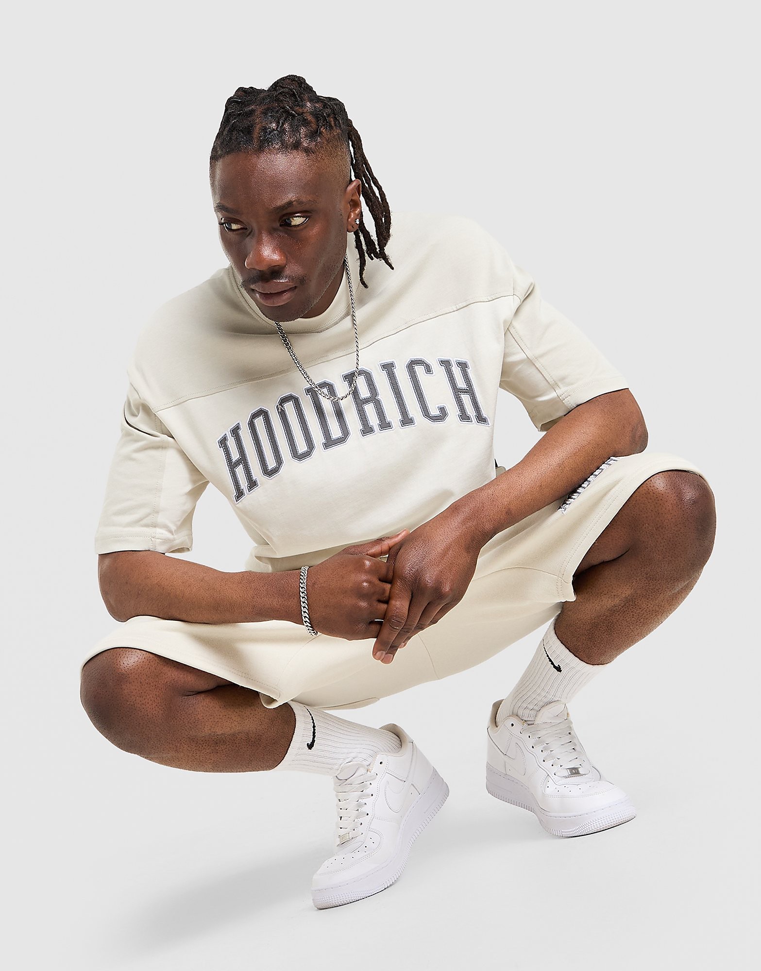 Hoodrich T shirt Varsity Crème Crème