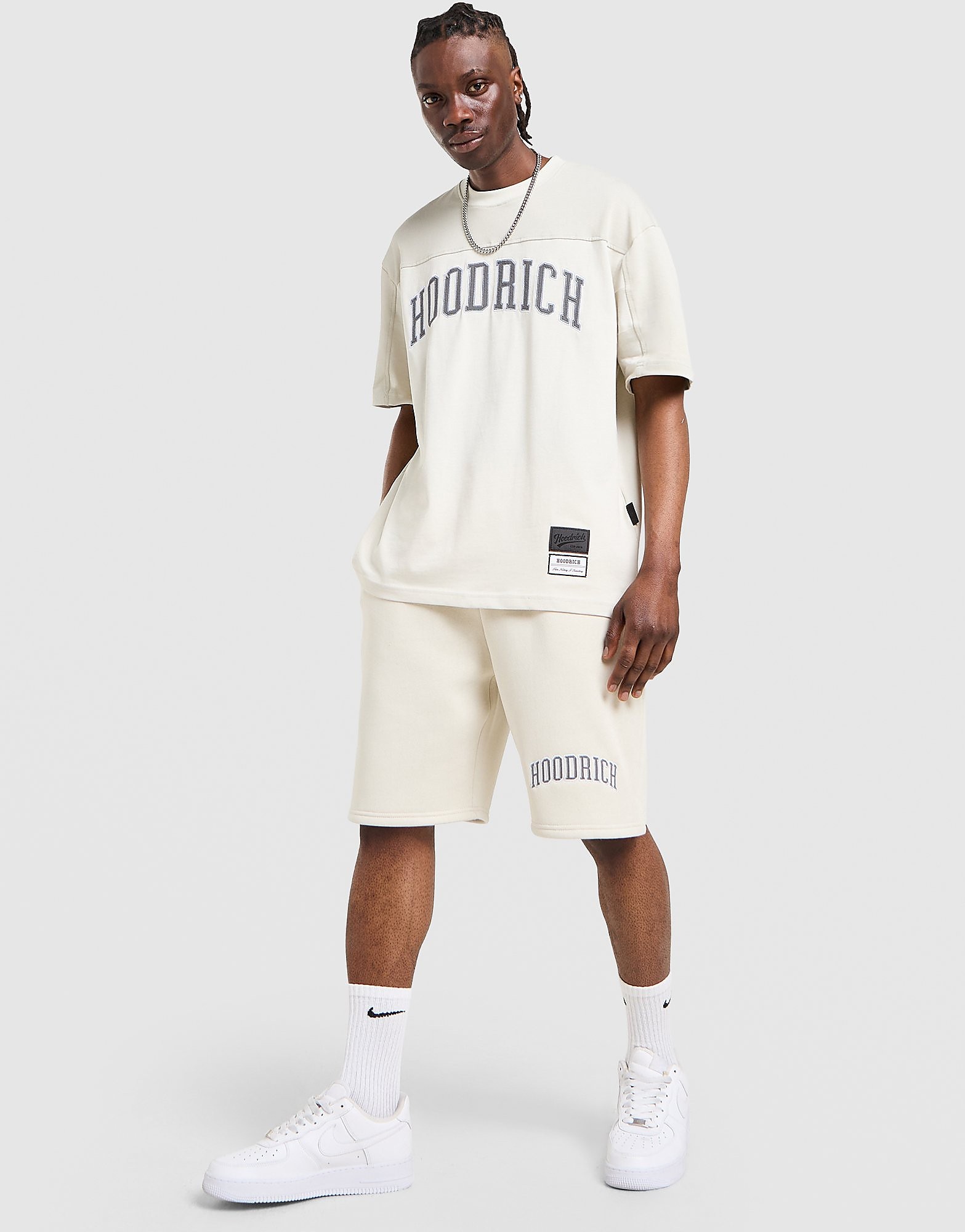 Hoodrich Varsite French Terry Shorts Crème Crème