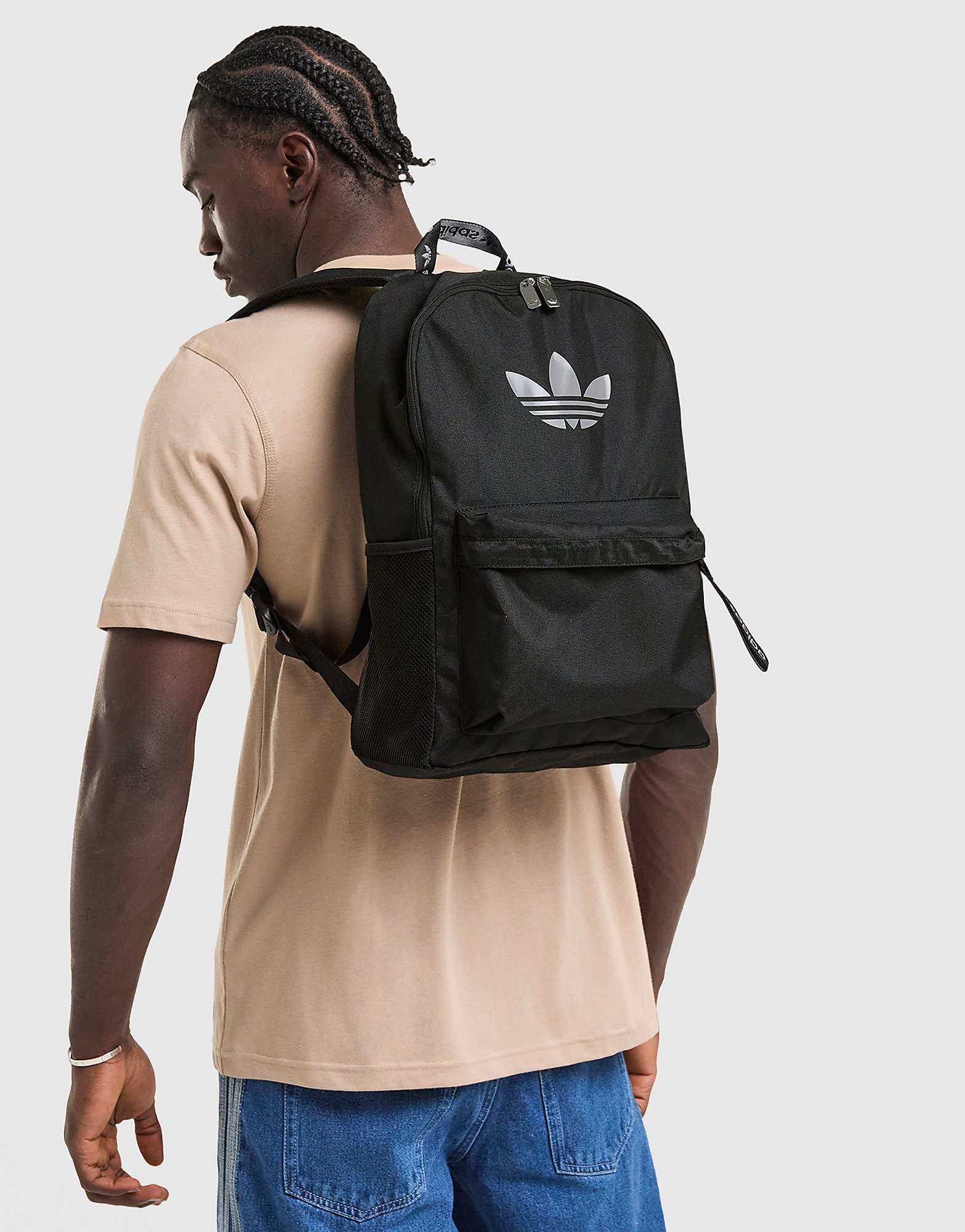 Womens Backpack - Nero, nero nero Donna taglia One Size