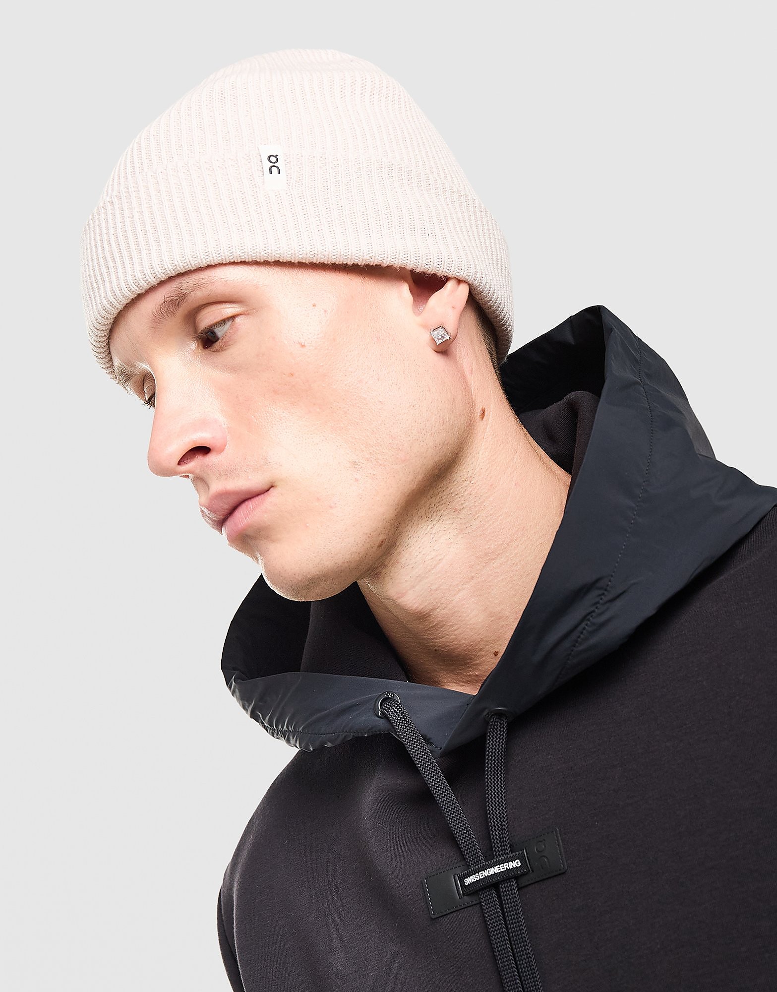 On Running Merino Beanie Hat, beige