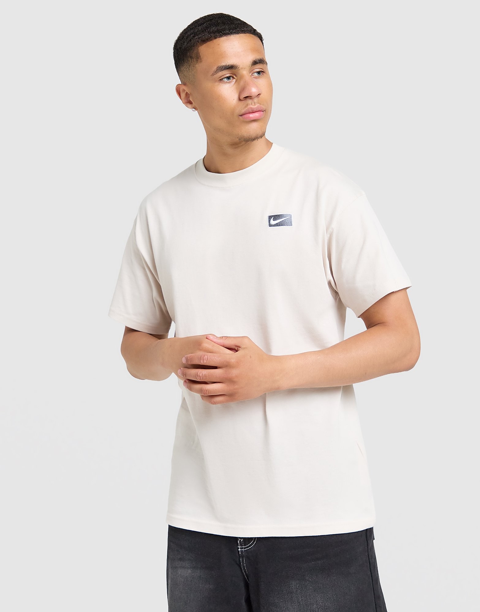 Street T-Shirt - Herren, Cremefarben - male - Size: XXL