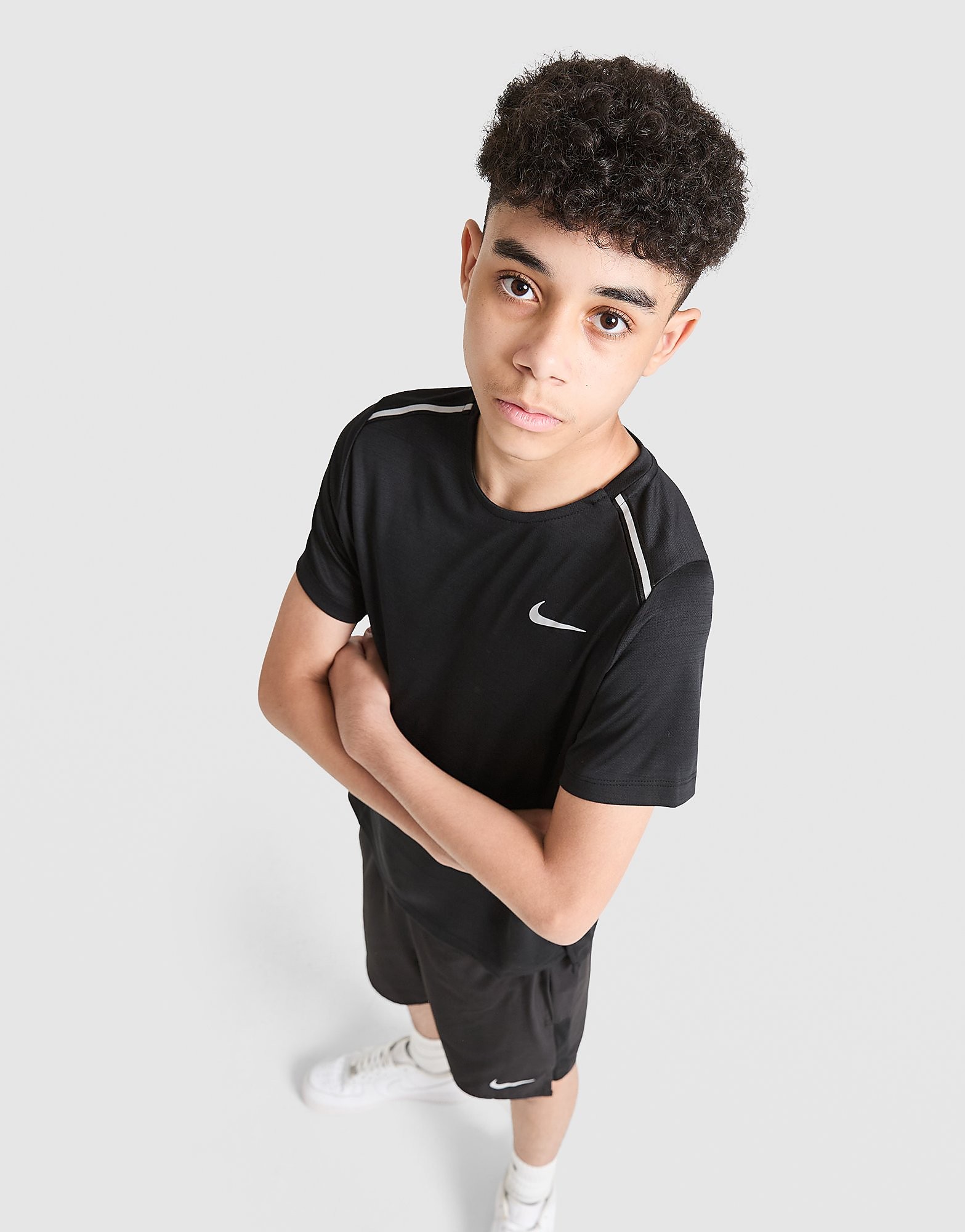 Miler T-Shirt Junior - Nero, nero nero Bambino taglia 10-12Y