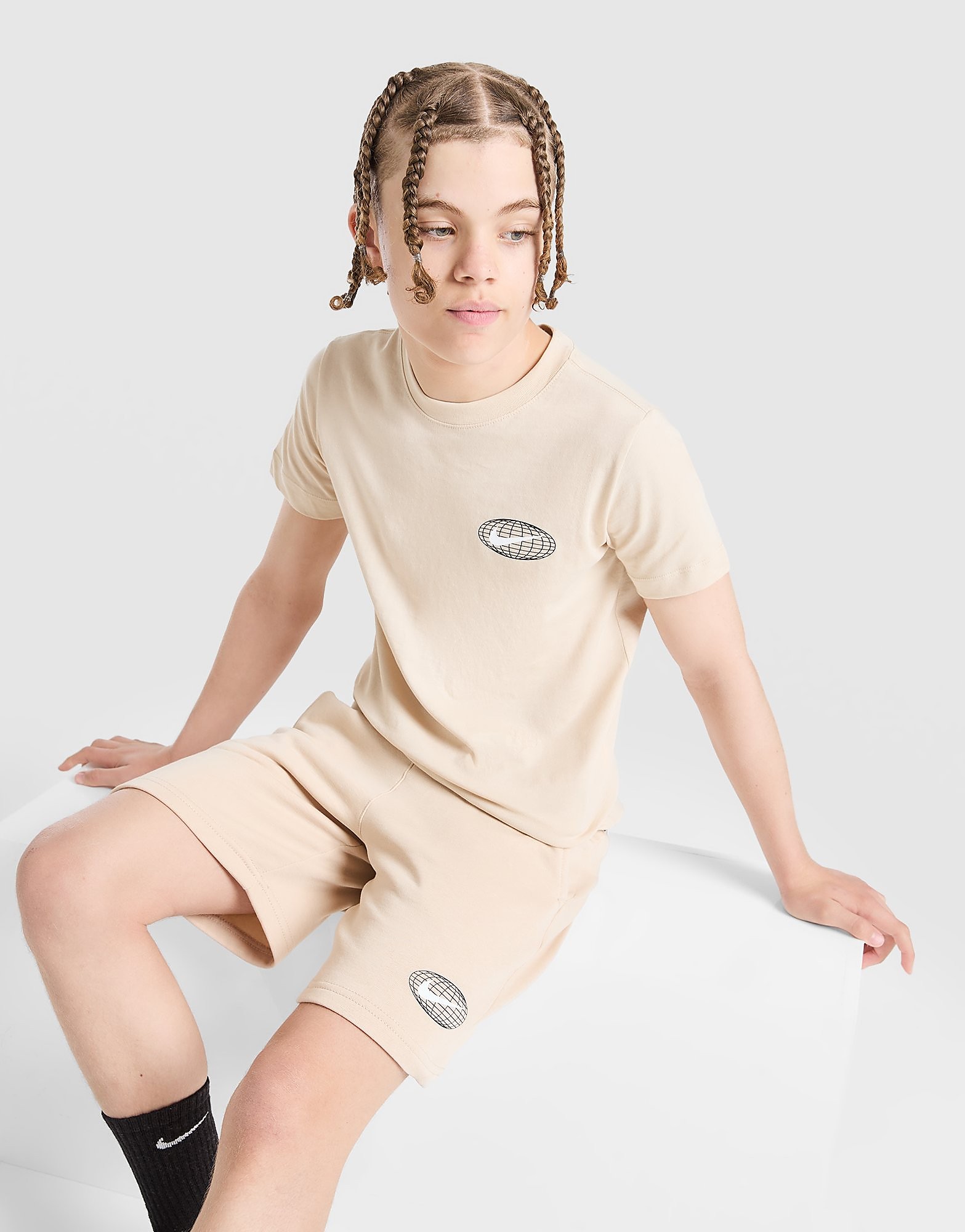 Pantaloncino World Tour Junior - Beige, beige beige Bambino taglia 8-10Y