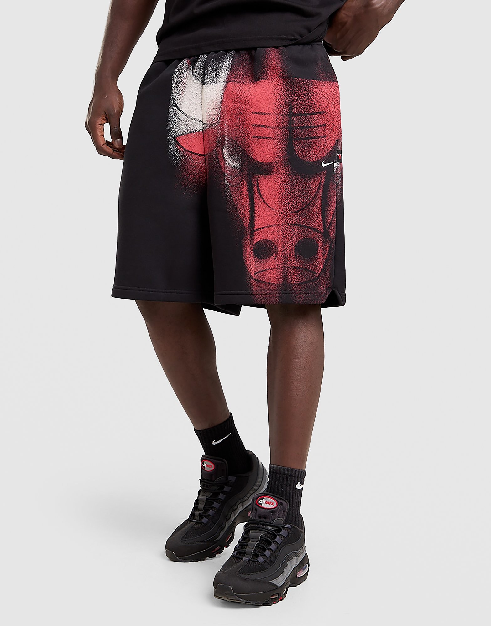 Nike NBA Chicago Bulls Standard Issue Icon Shorts - Zwart- Heren, Zwart M