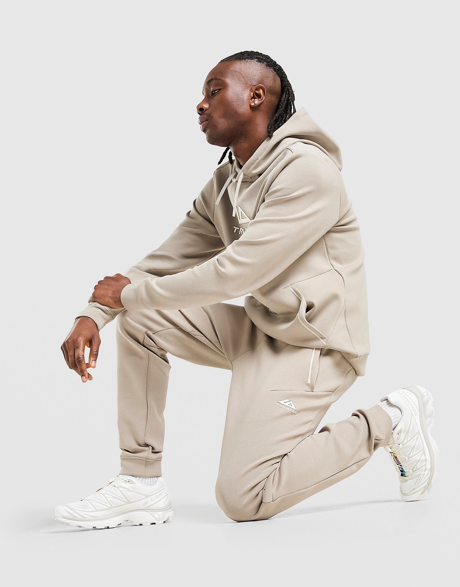 Trailberg Ashfell Fleece Joggers - Beige- Heren, Beige