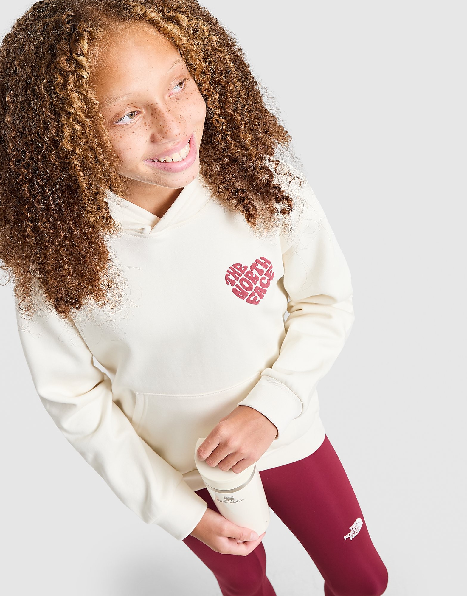 The North Face ' Graphic Hoodie Junior Wit Kind Wit