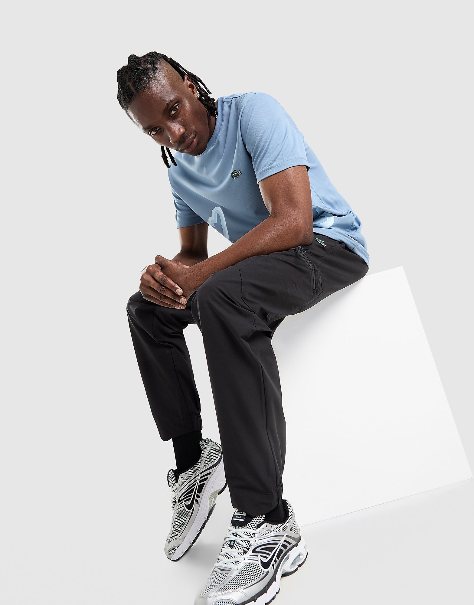 Lacoste Woven Track Pants - Zwart- Heren, Zwart