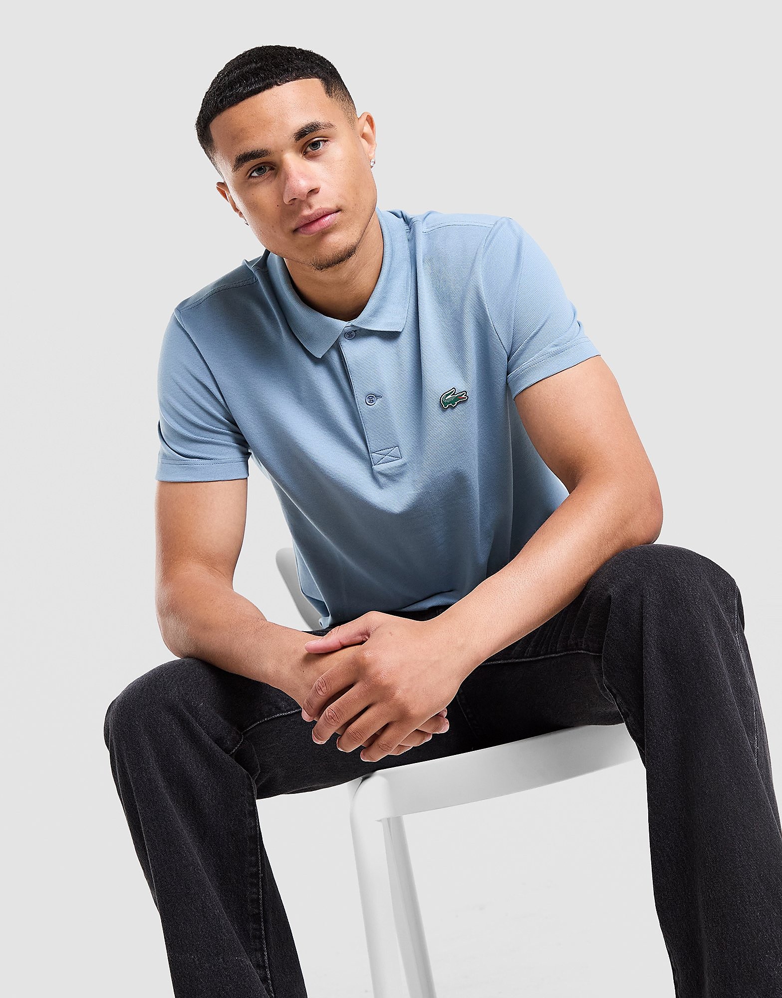 Lacoste Basic Polo Shirt - Blauw- Heren, Blauw