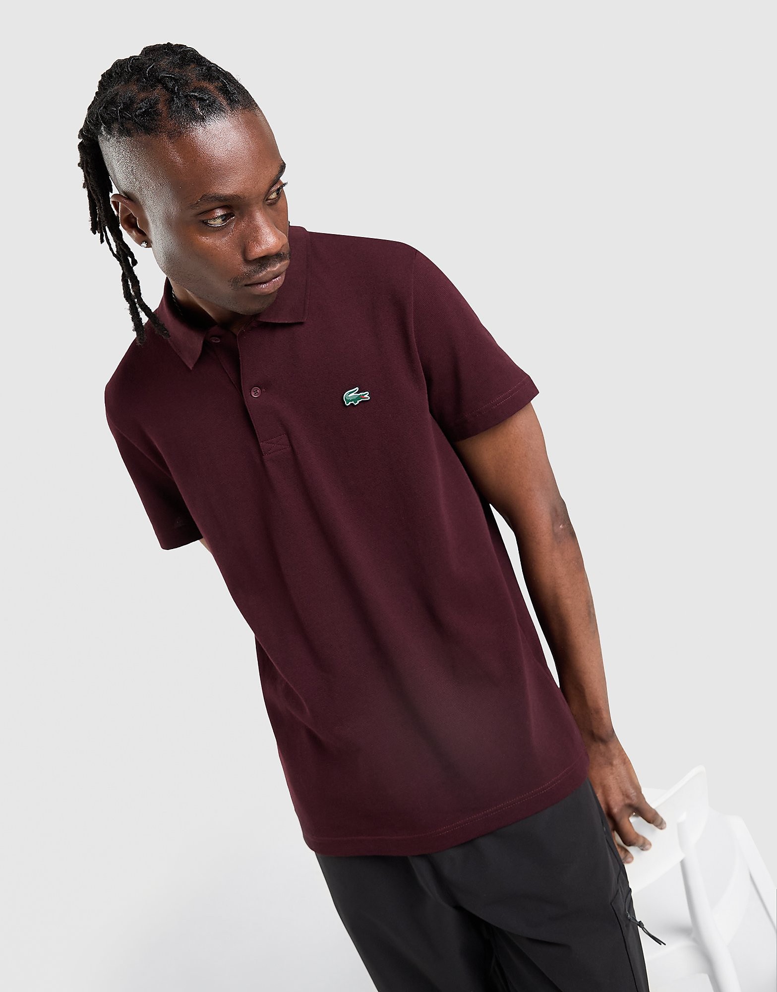 Lacoste Basic Polo Shirt - Rood- Heren, Rood