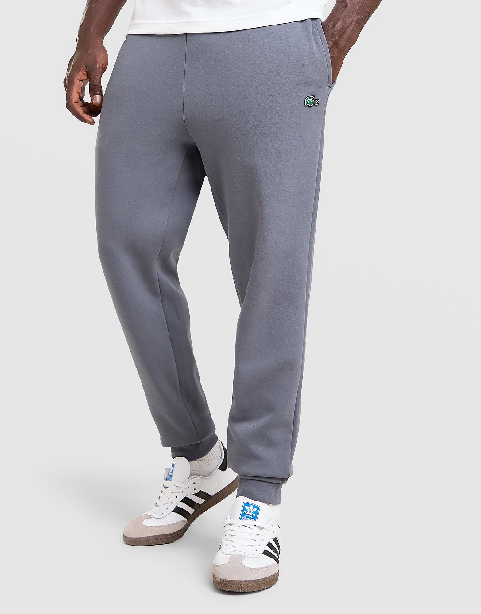 Lacoste Double Knit Joggers - Grijs- Heren, Grijs