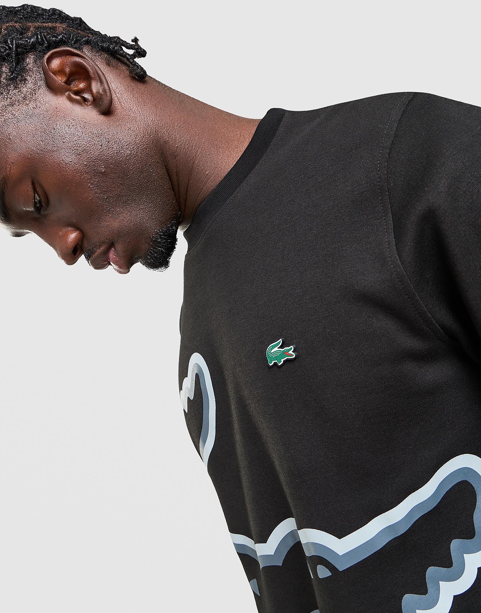 Lacoste Large Croc Sweatshirt - Zwart- Heren, Zwart
