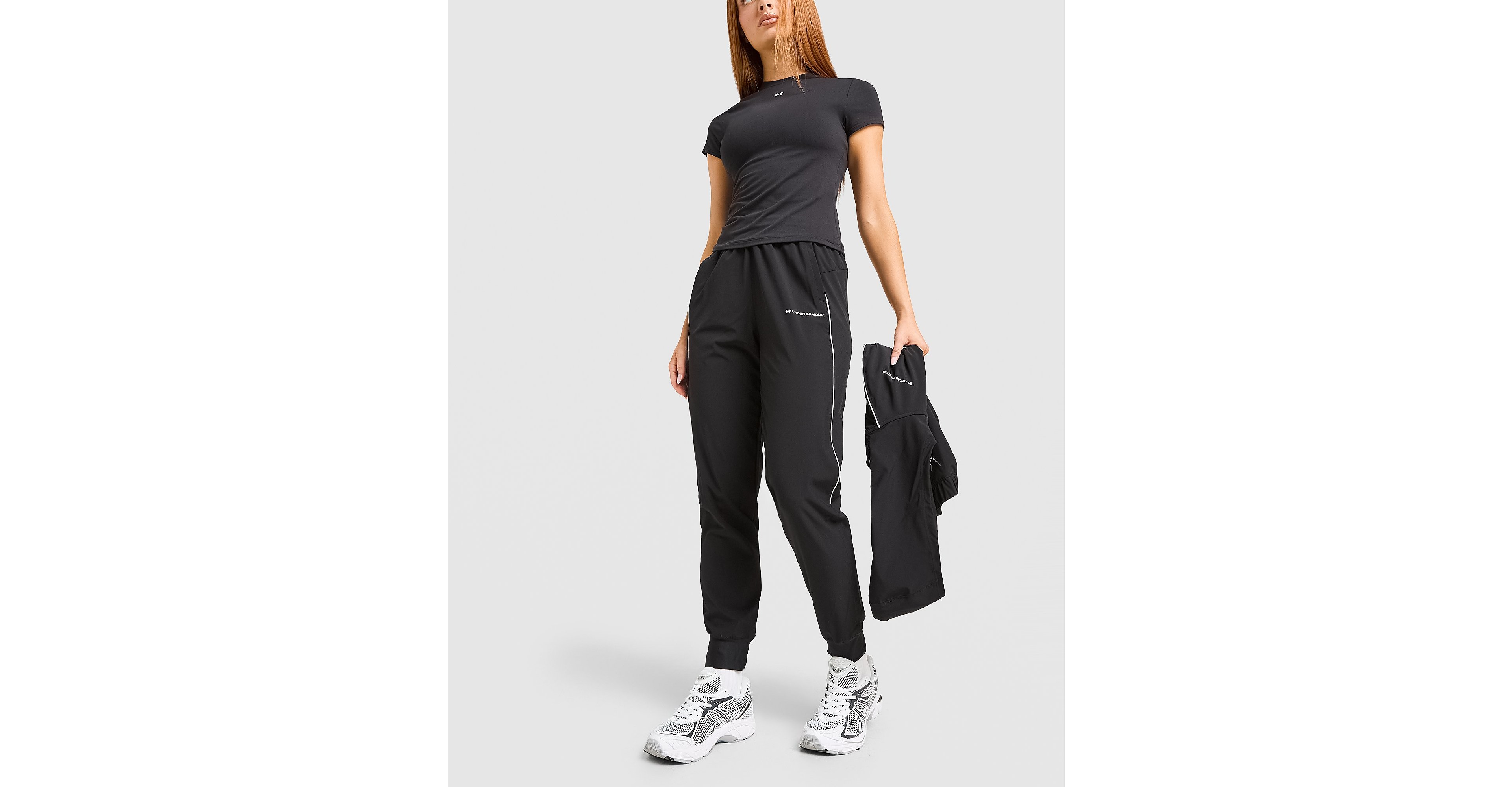 Reflective Woven Cuffed Track Pants