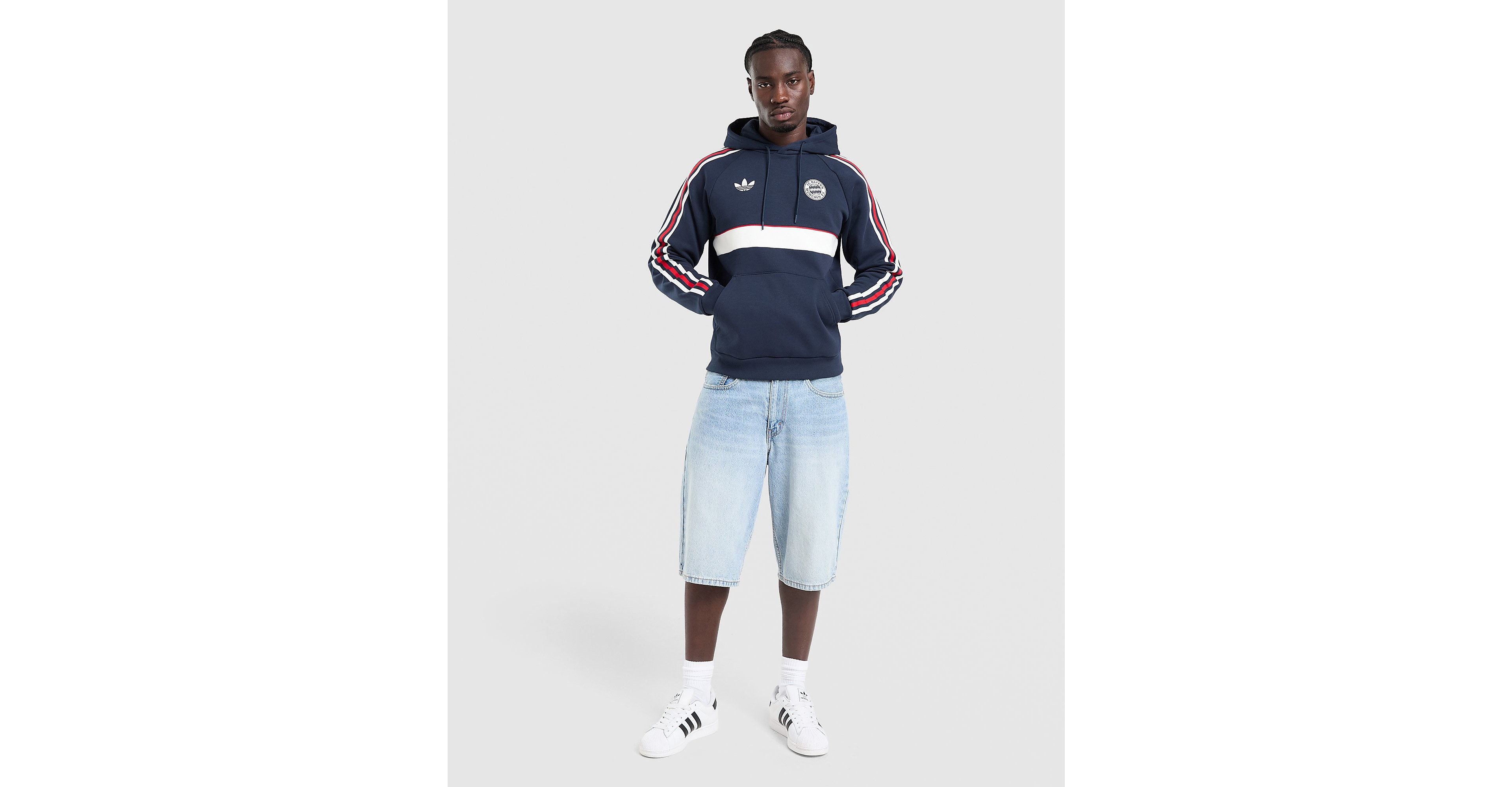 Adidas Performance Sweatshirt 'FC Bayern München' marinblå / röd herr – bild 2
