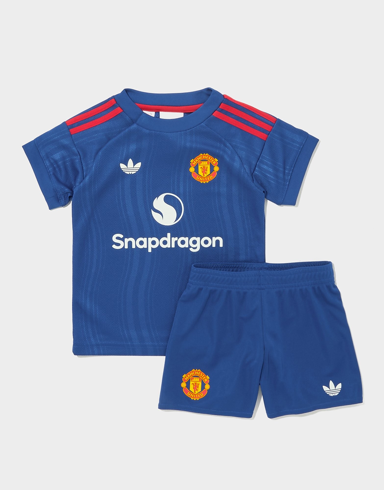 adidas Originals Manchester United FC 2026/27 Away Kit Infant - Blauw - Kind, Blauw 6-9M
