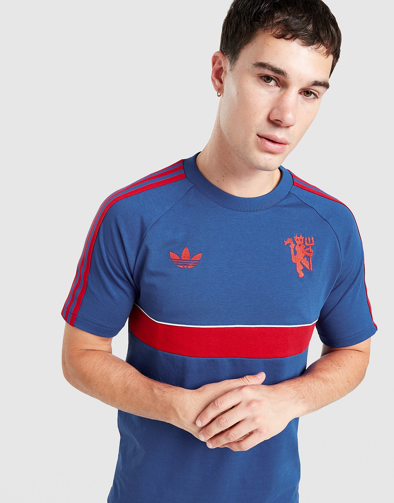 adidas Originals Manchester United FC OG T-Shirt - Blauw- Heren, Blauw XXXL