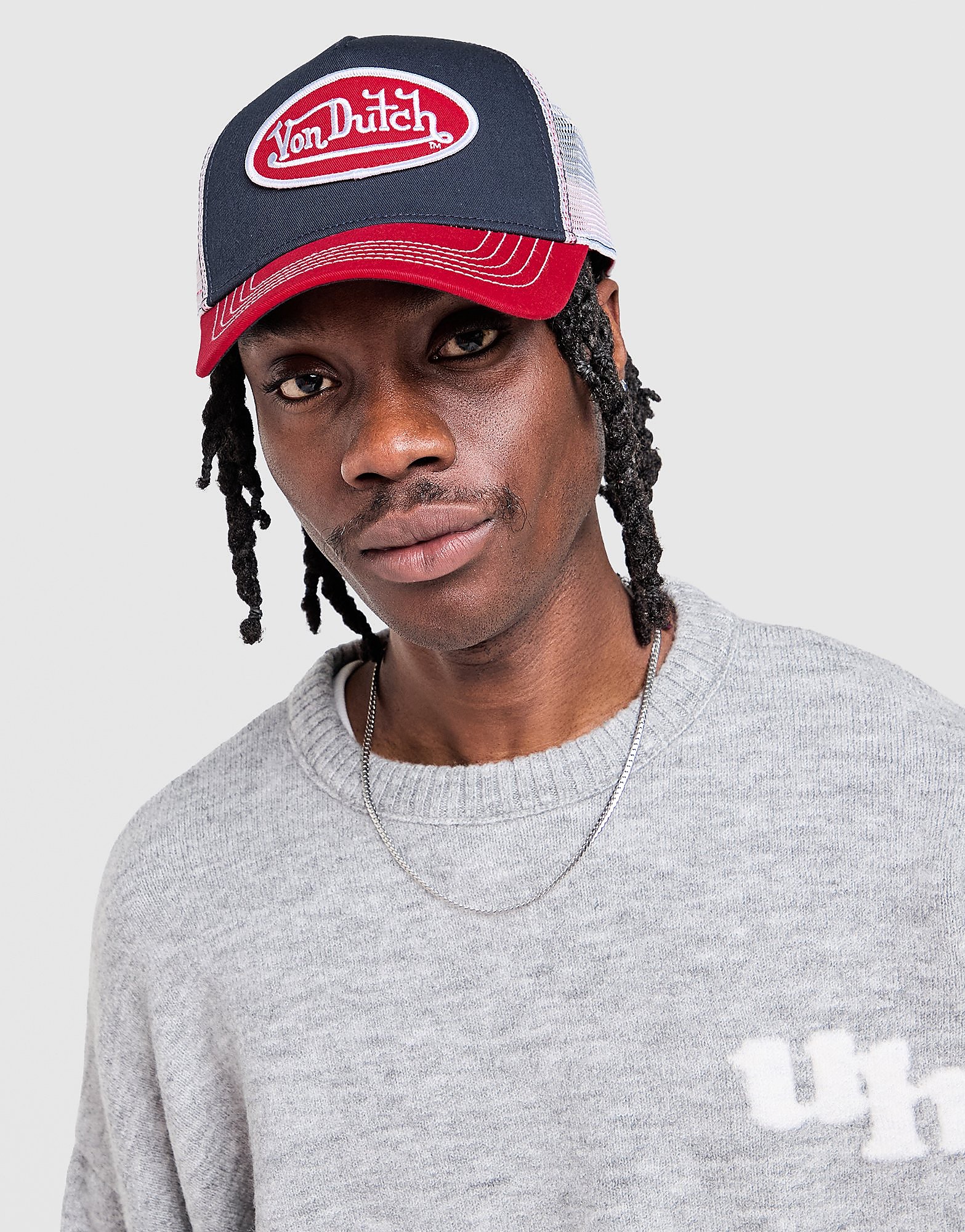 Von Dutch Cappellino Trucker Staple, blu