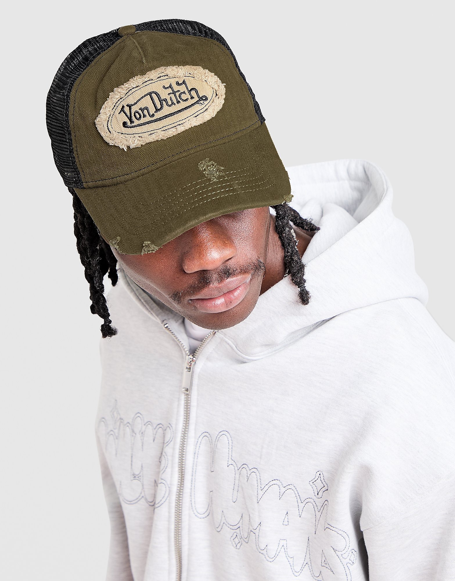 Von Dutch Cappellino Trucker Denim, verde