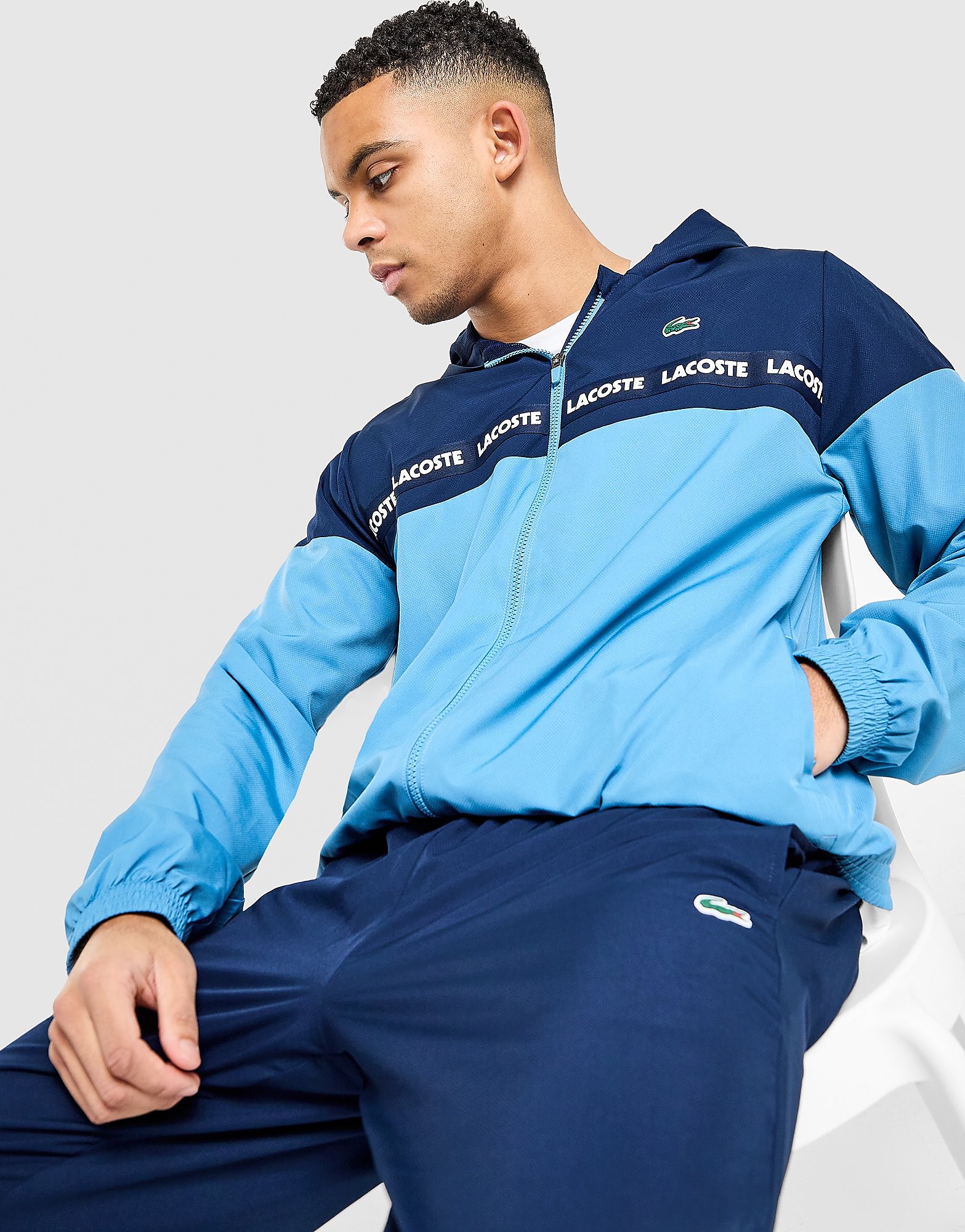 Lacoste Veste Softshell Croc Woven Zippée