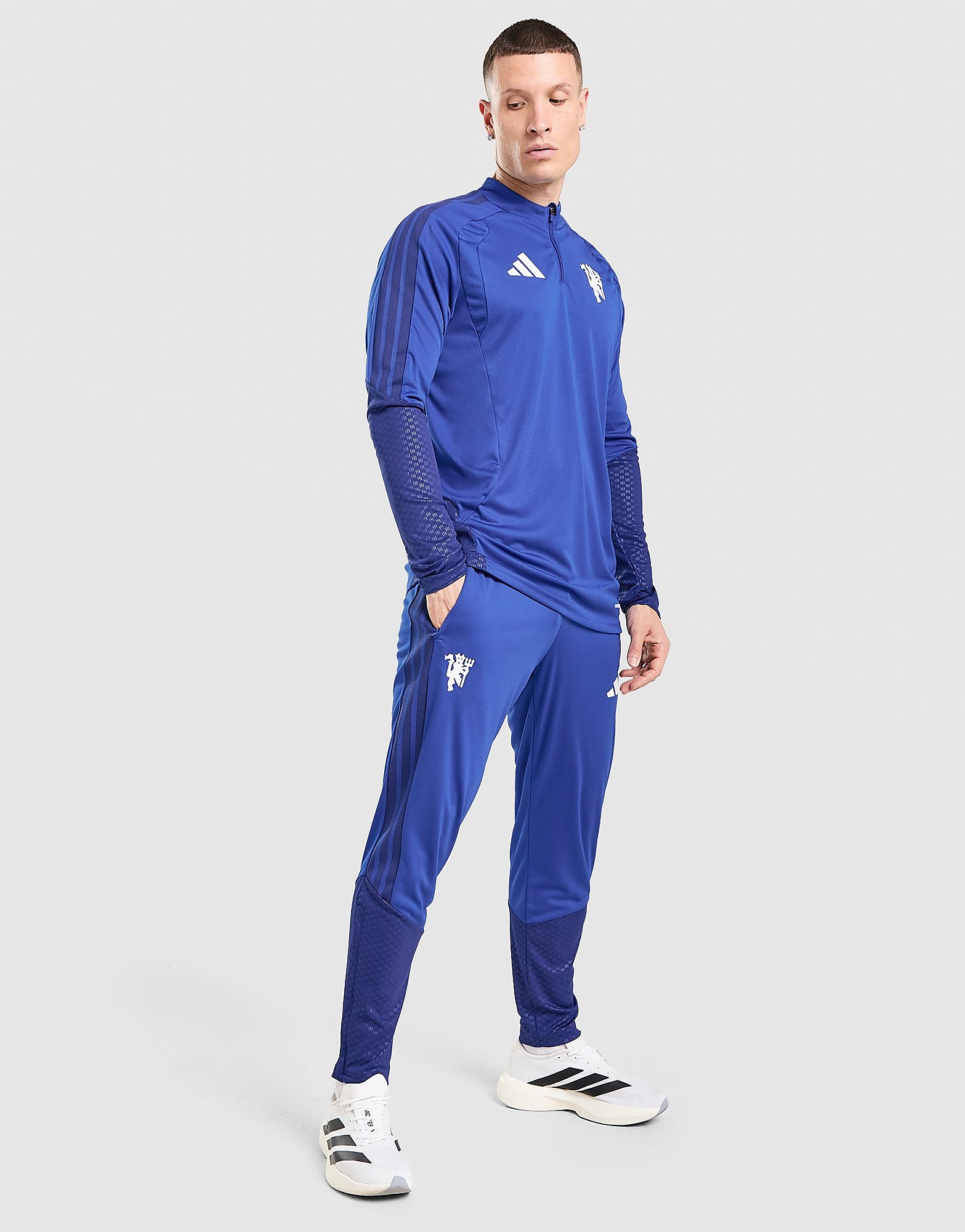 adidas Manchester United FC European Training Track Pants - Blauw- Heren, Blauw