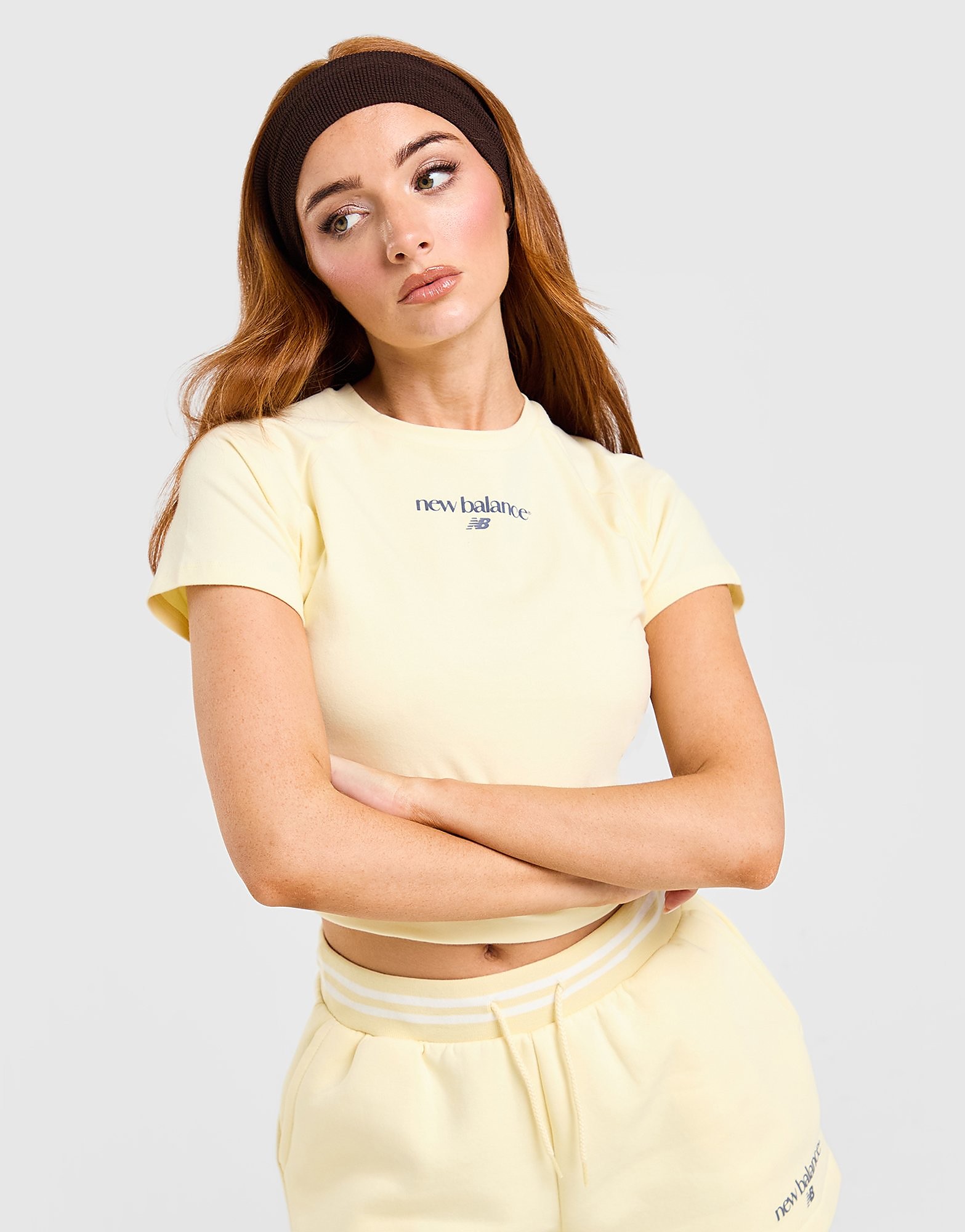 Womens Maglia Baby Raglan - Giallo, giallo giallo Donna taglia M