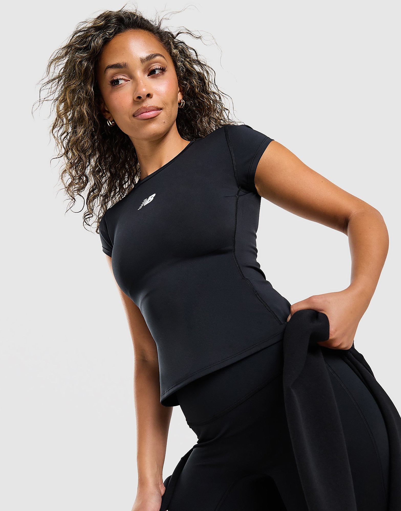New Balance Accelerate T-Shirt - Zwart- Dames, Zwart L