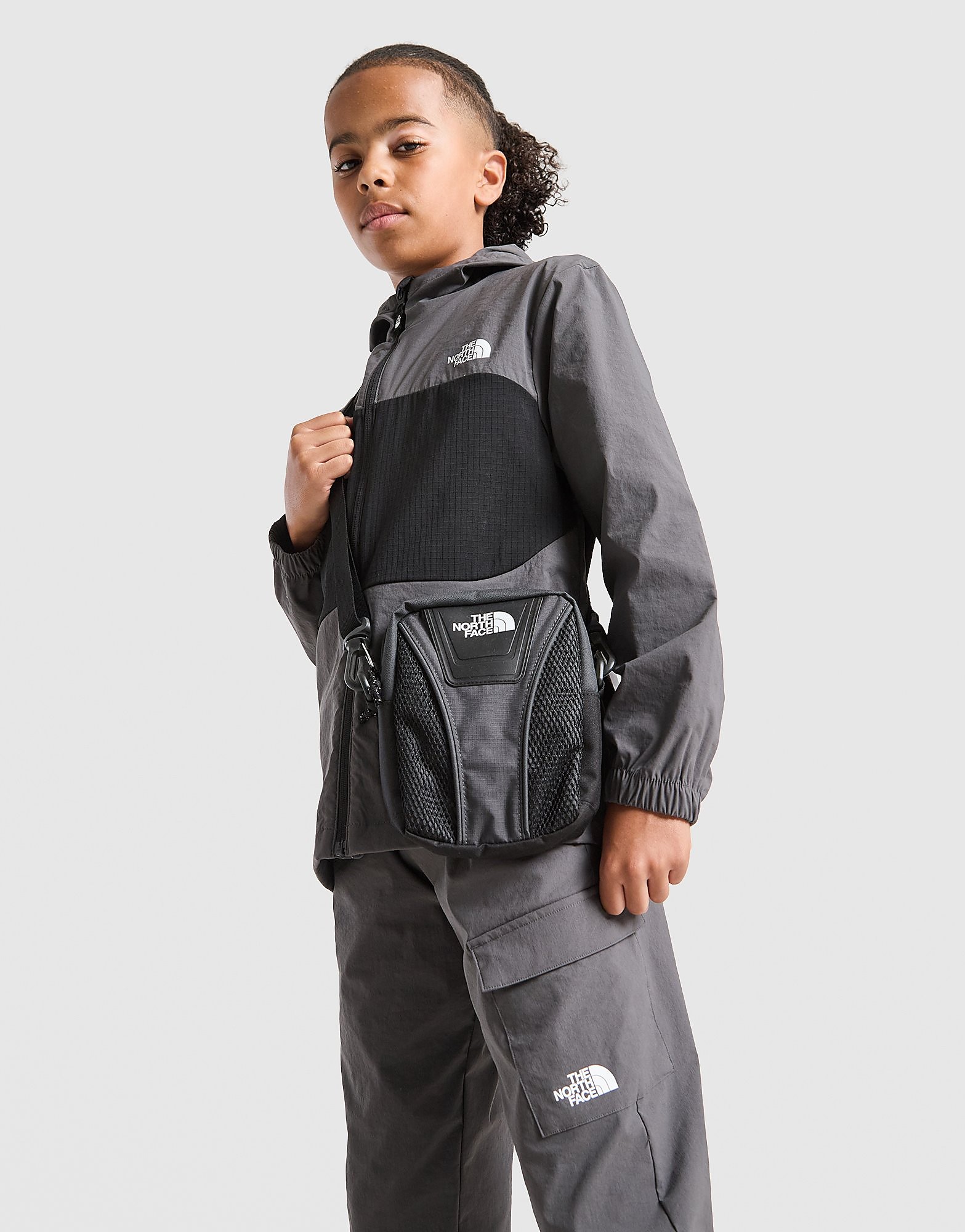 The North Face Trishul Full Zip Hoodie Junior - Grijs - Kind, Grijs