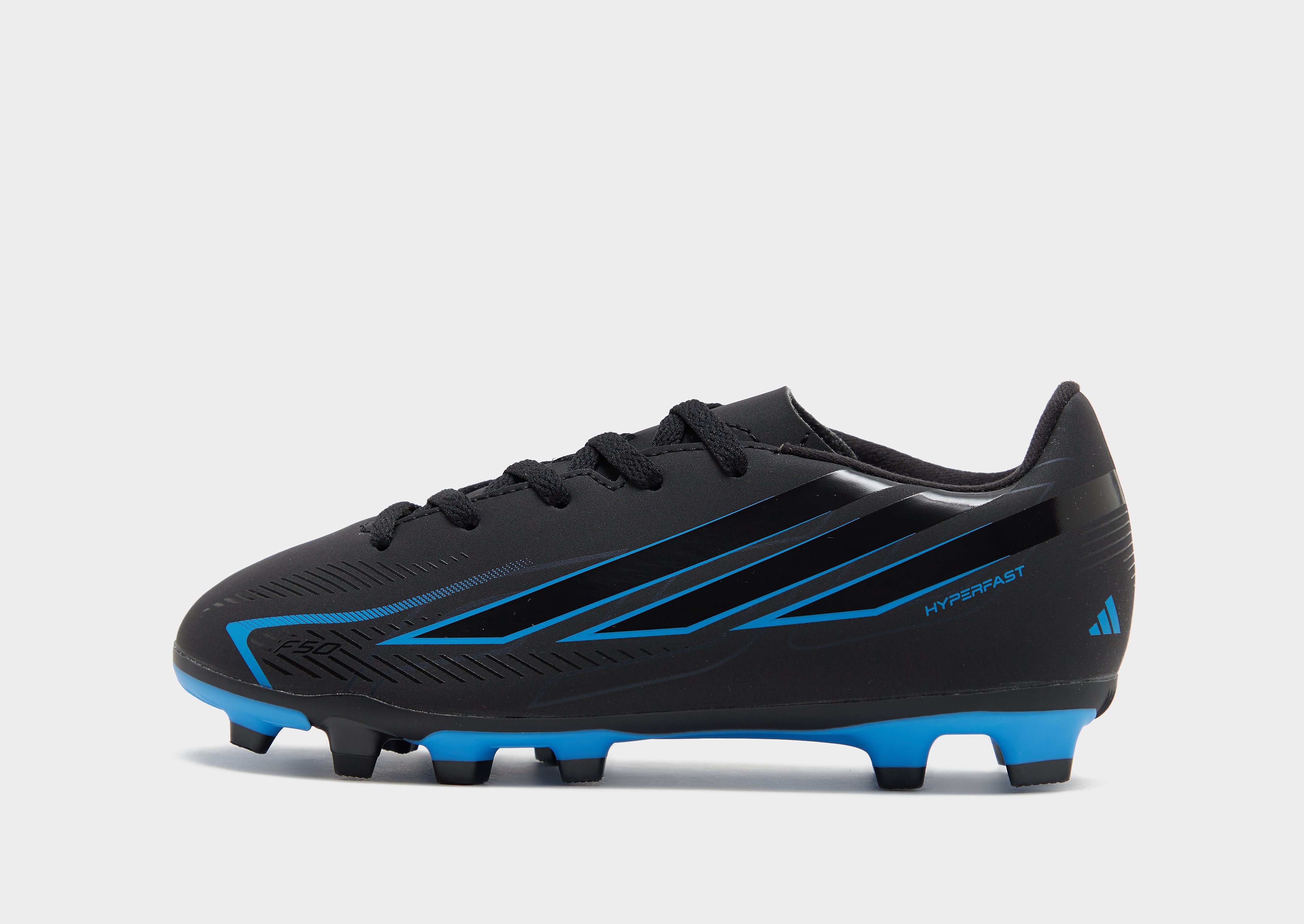 adidas F50 Hyperfast Club FG Children, svart, svart