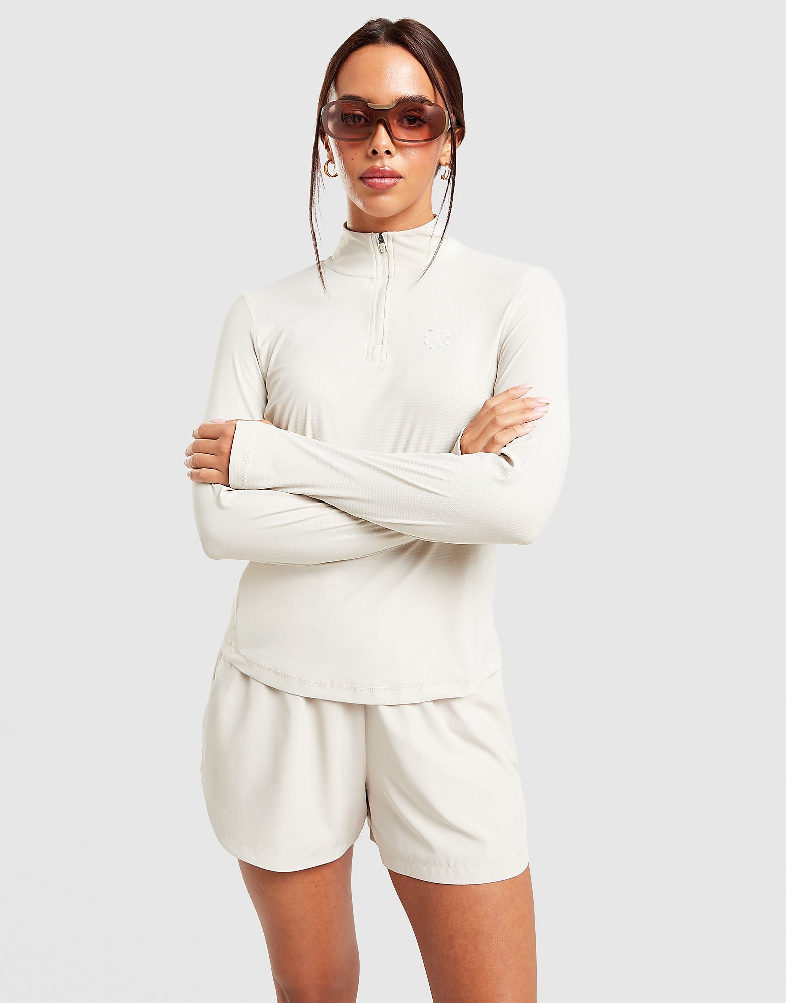 Trailberg Tide 1/4 Zip Top, krämfärg