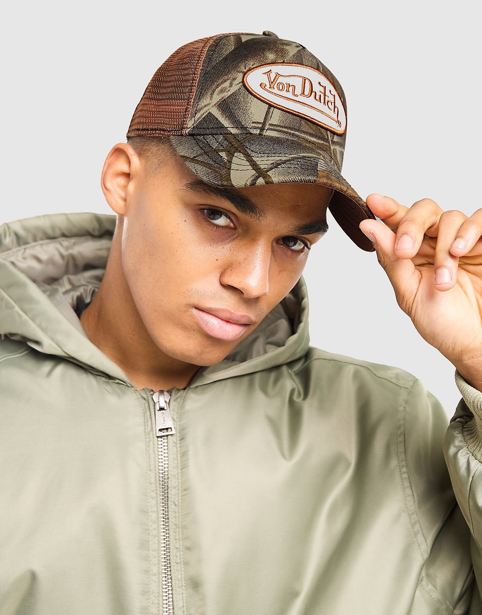 Von Dutch Realtree Trucker Cap - Bruin- Dames, Bruin