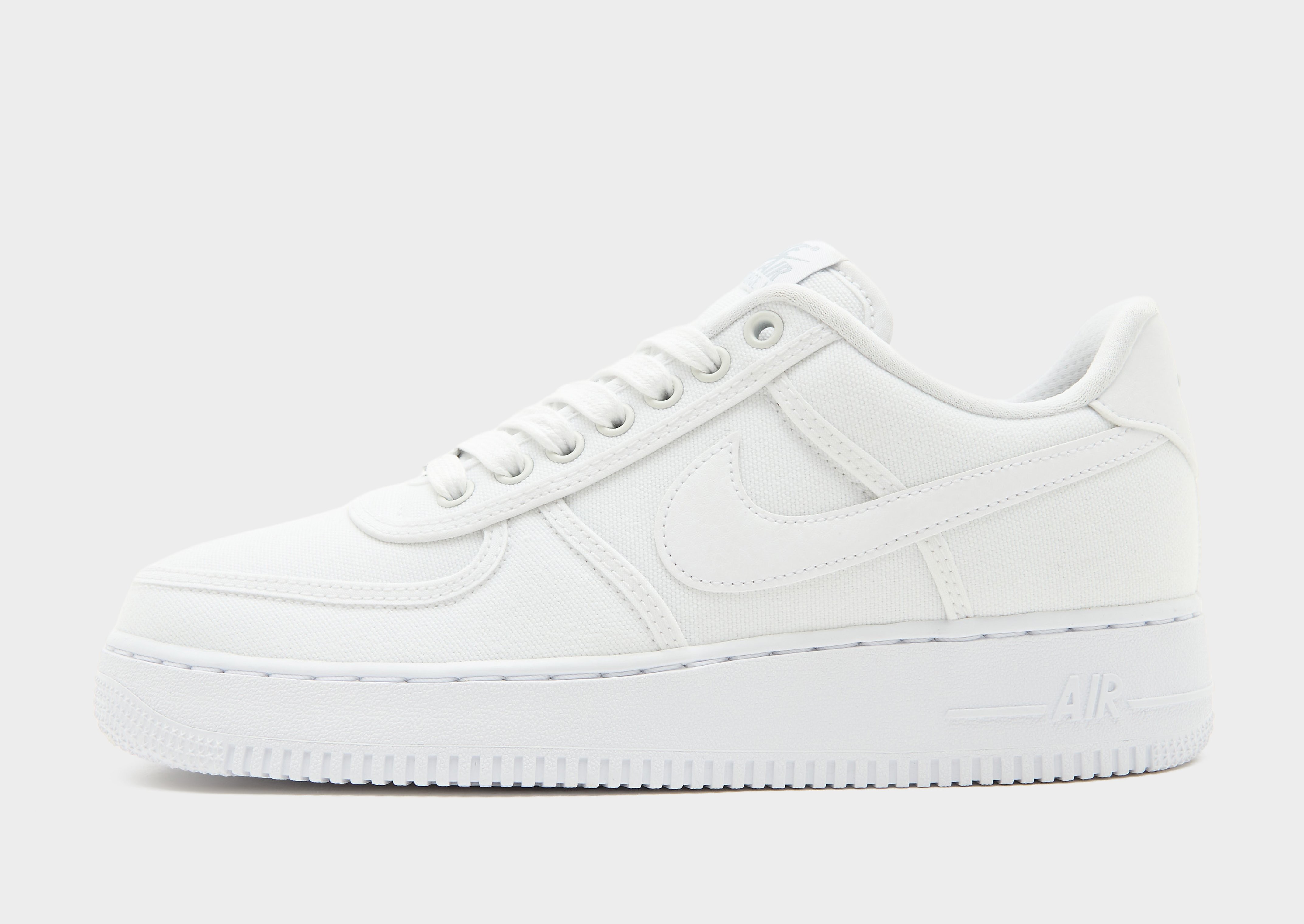 Nike Air Force 1 Canvas, vit, vit