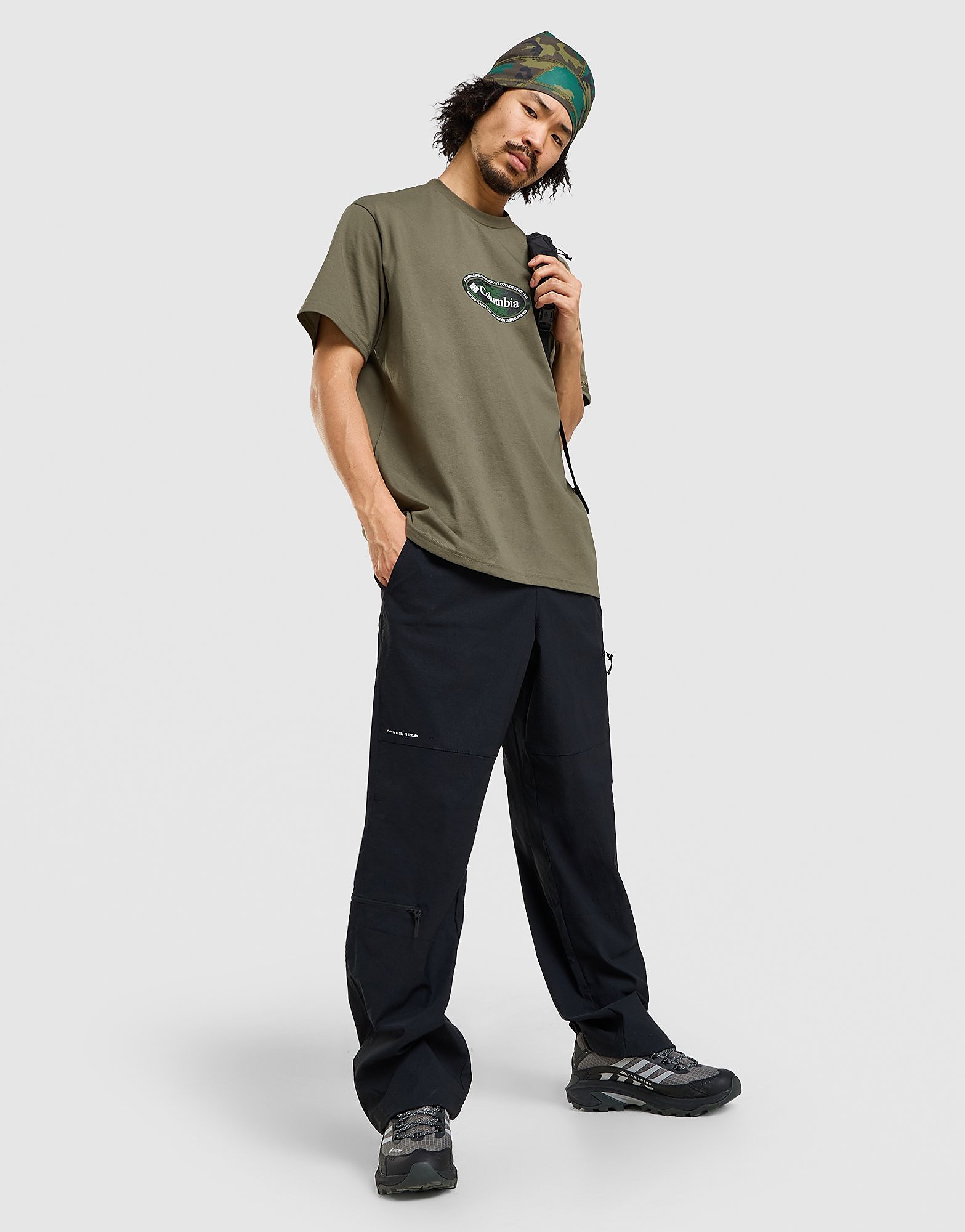 Columbia Worldwide Heavy T-Shirt - Groen- Heren, Groen