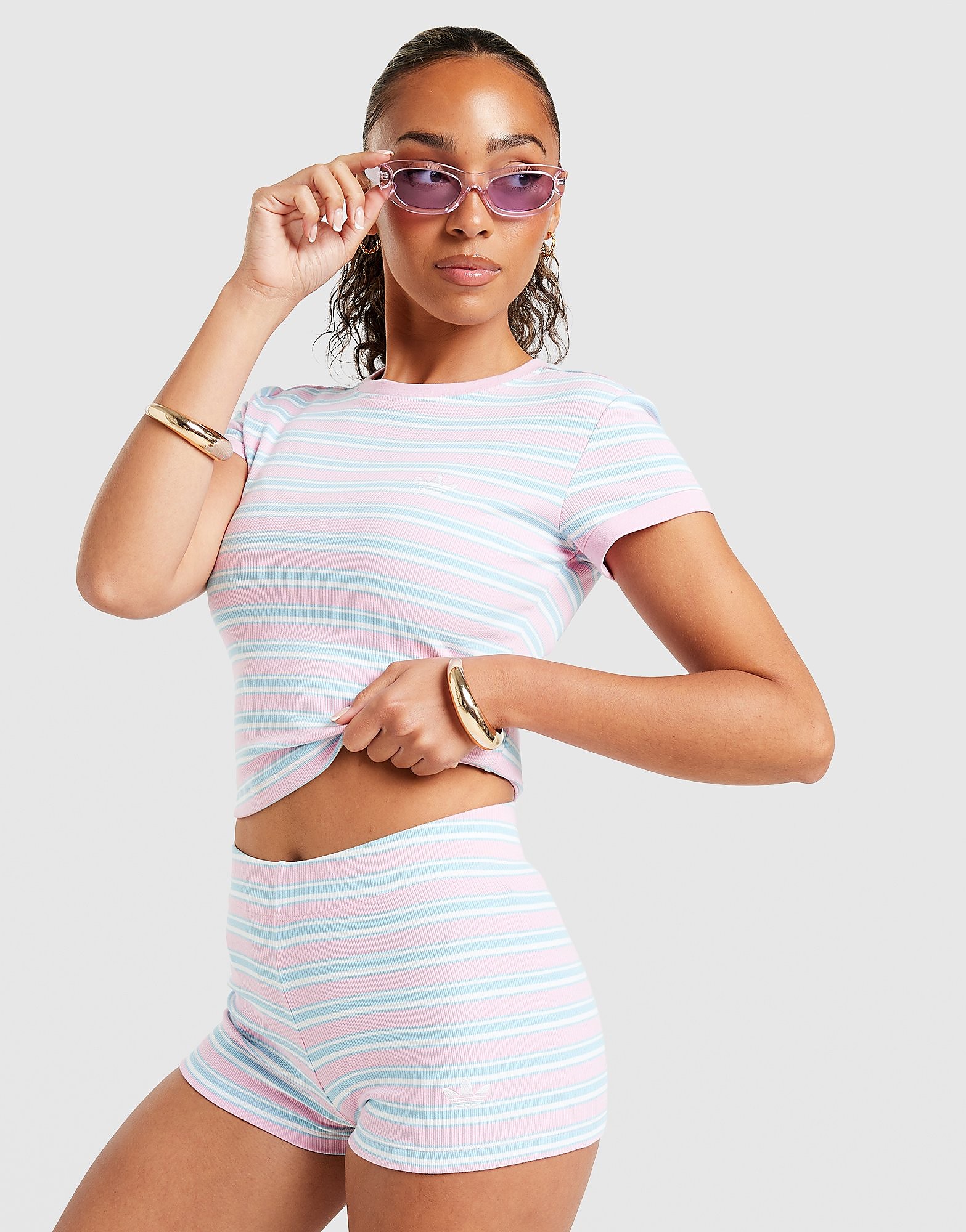 adidas Originals Stripe Micro Shorts