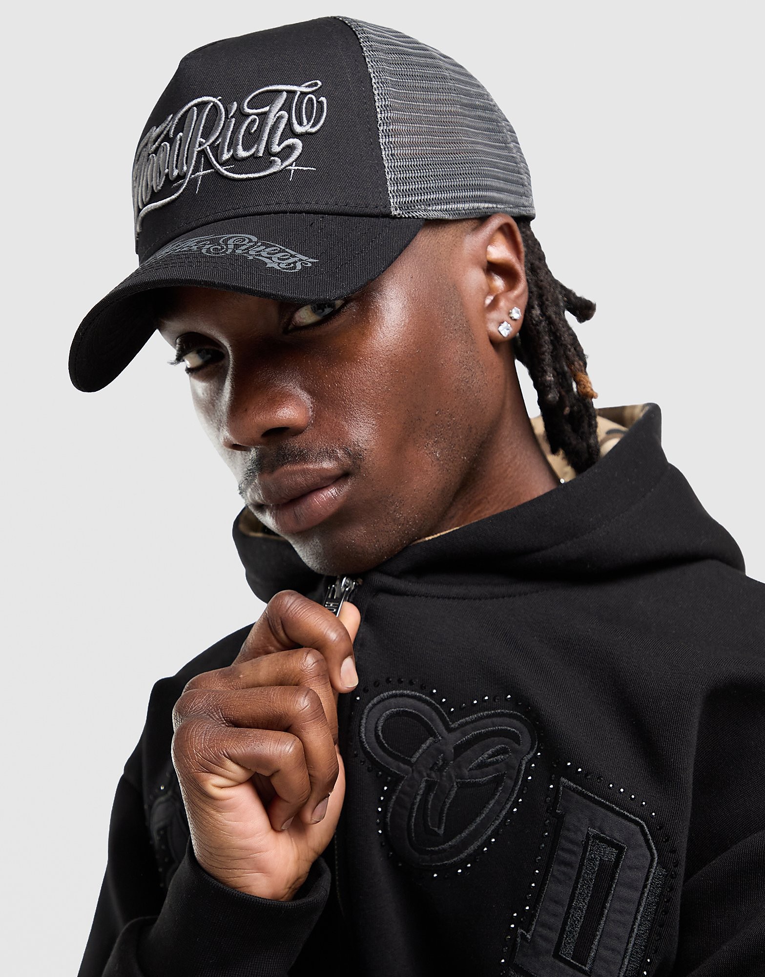 Hoodrich Legacy Dual Trucker Cap - Zwart- Dames, Zwart