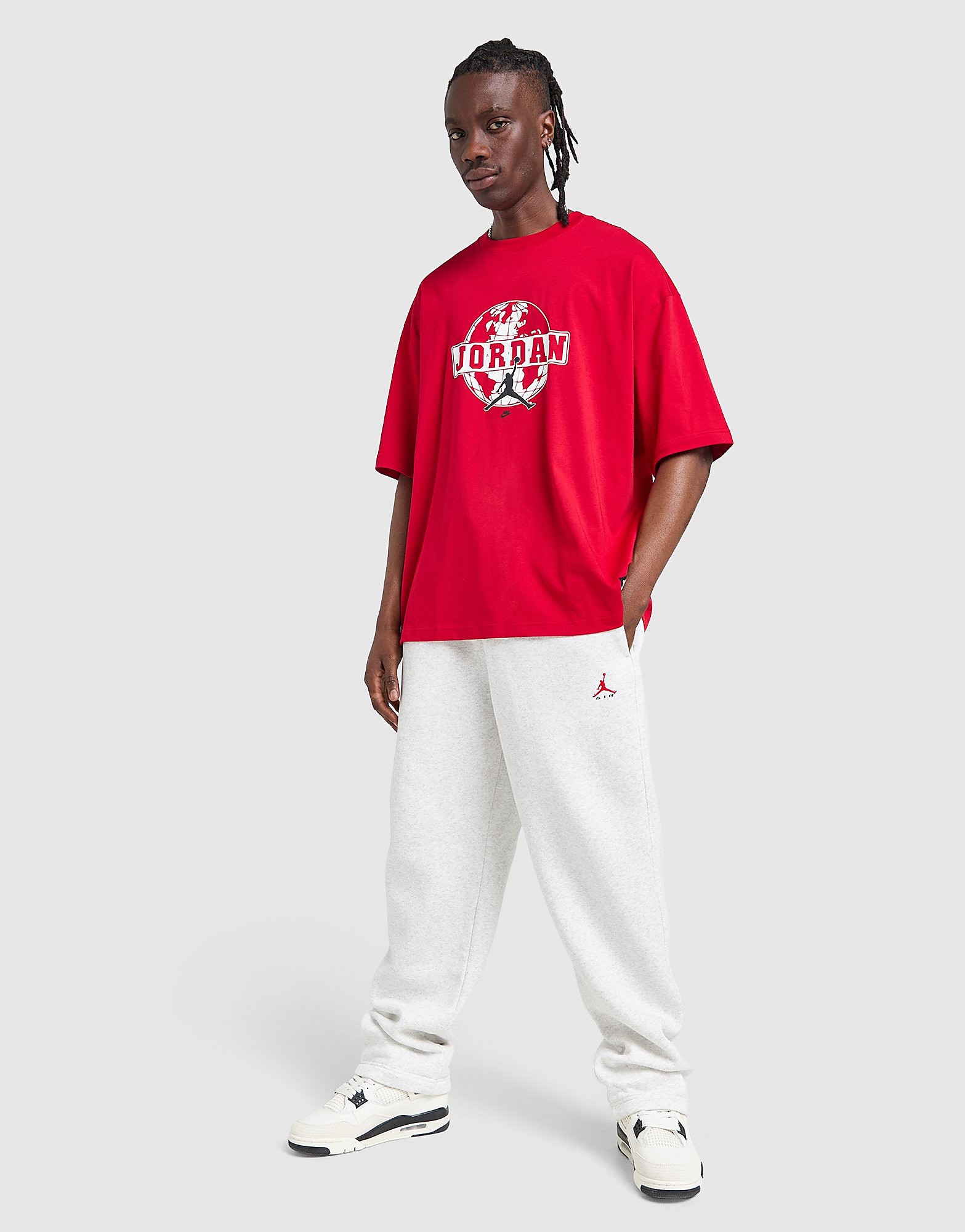 Statement Fleece Open Hem Joggers - Herren, Grau - male - Size: S